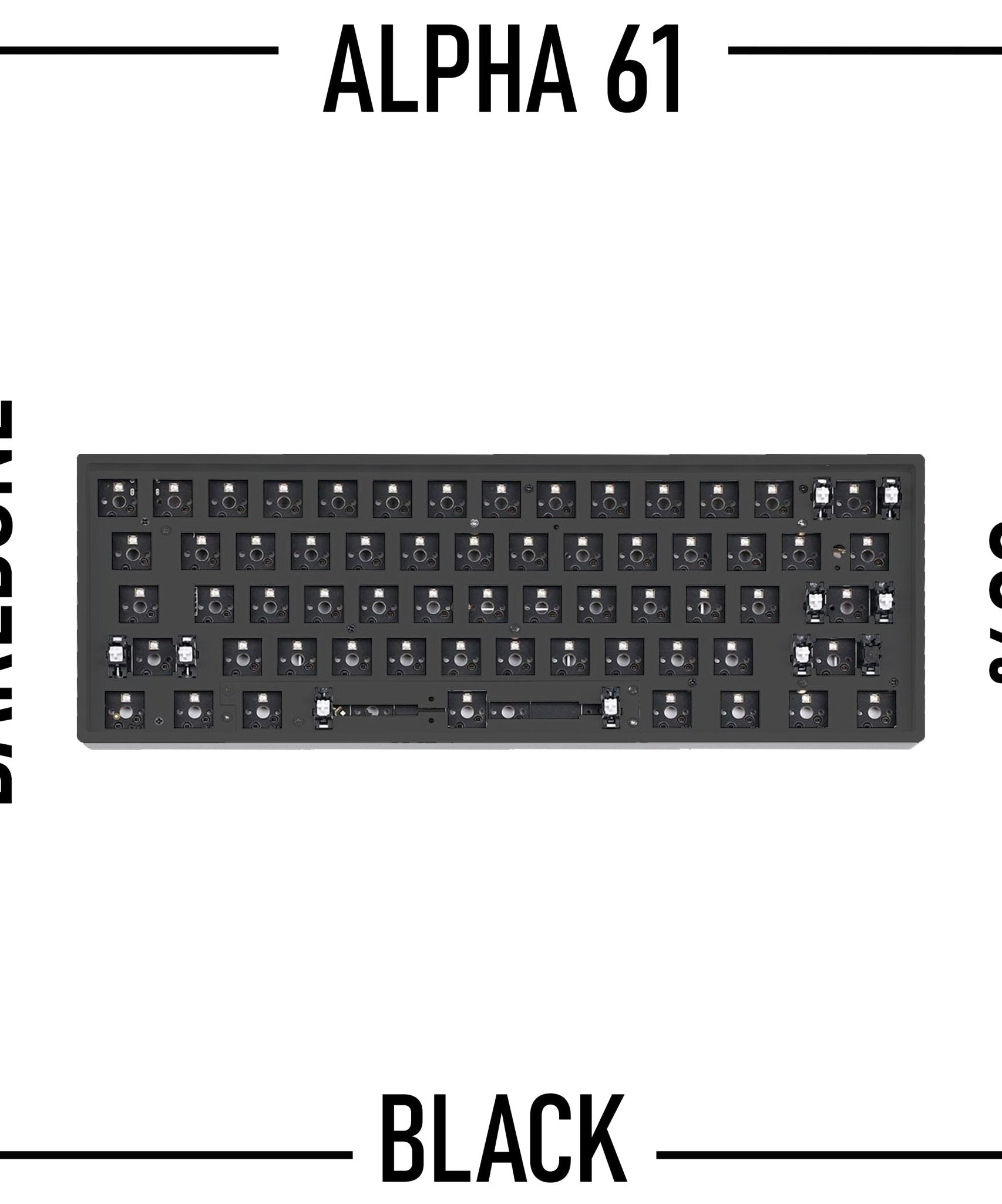 Alpha 61 - 60% Wireless Mechanical Keyboard Barebone Kit