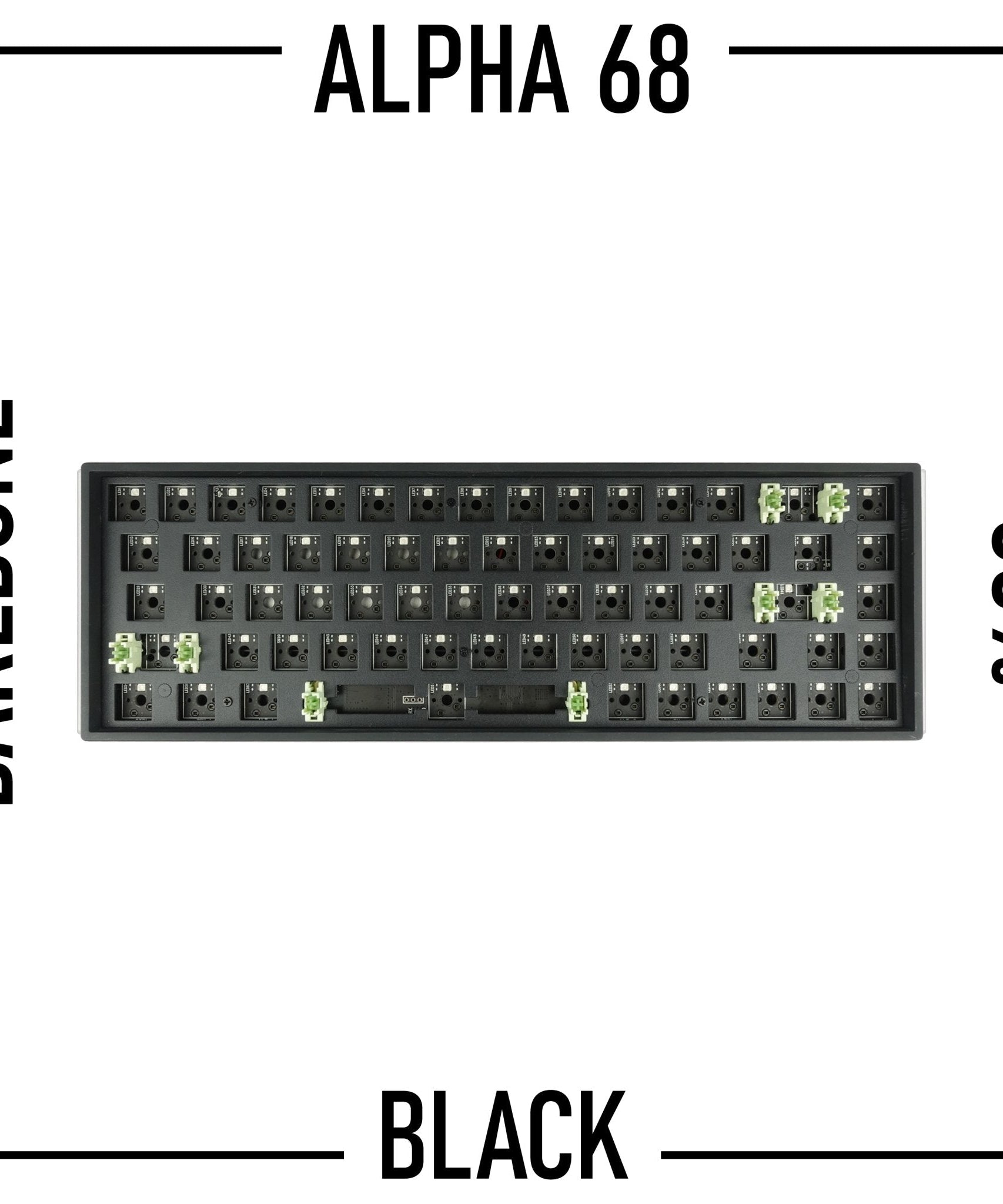 Alpha 68 - 65% Wireless Mechanical Keyboard Barebone Kit