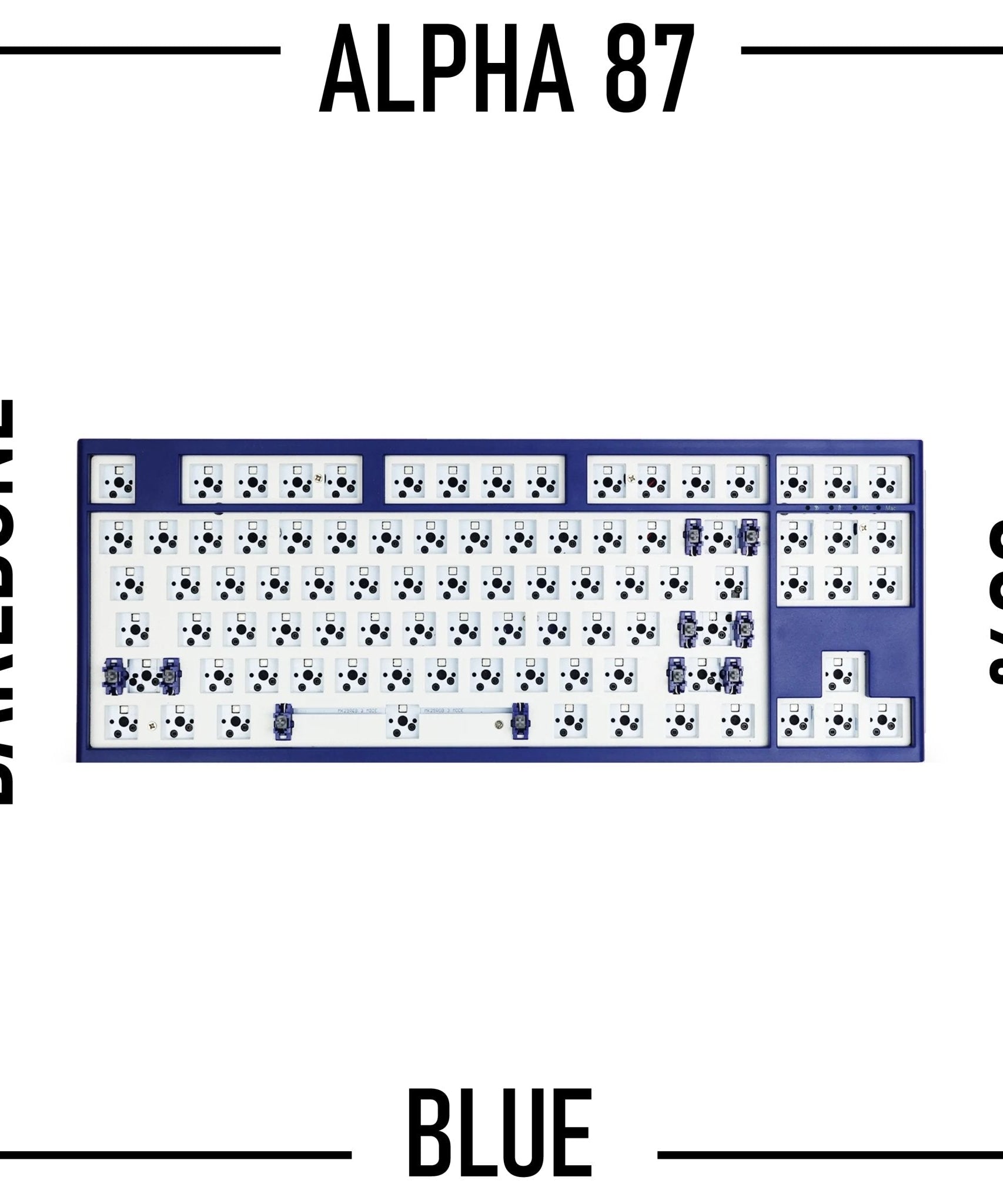 Alpha 87 - 80% TKL Wireless Mechanical Keyboard Barebone Kit