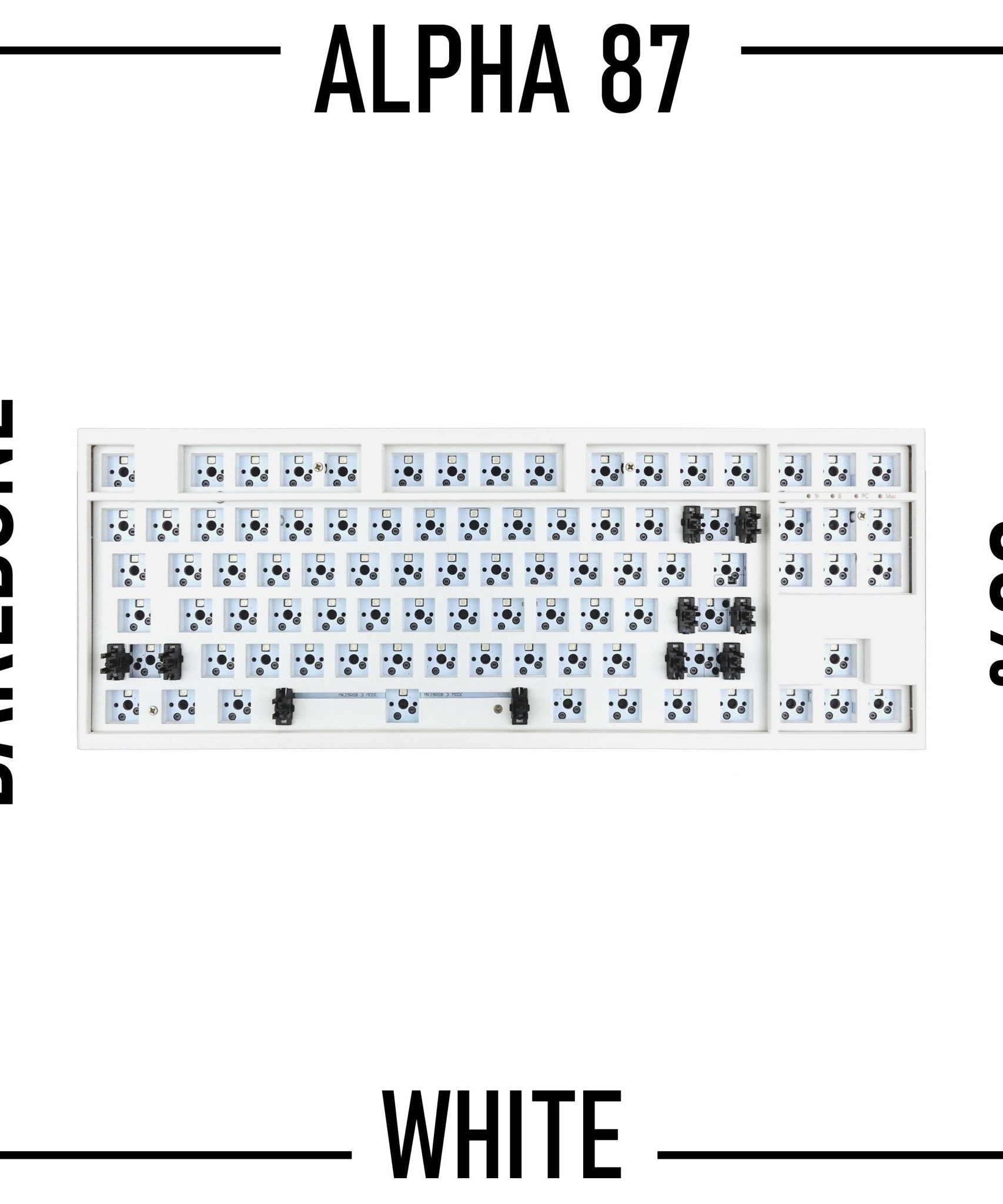 Alpha 87 - 80% TKL Wireless Mechanical Keyboard Barebone Kit