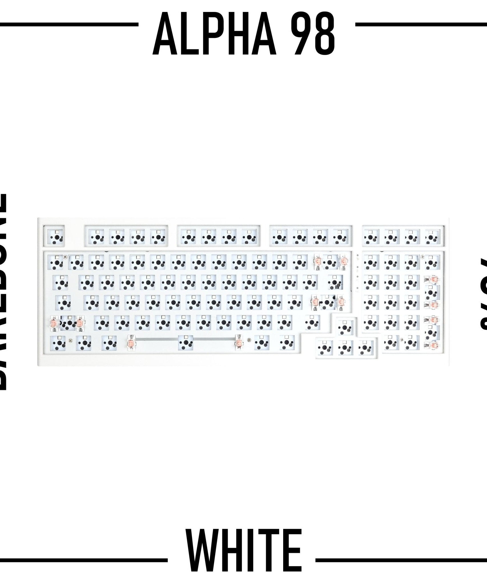 Alpha 98 - 96% Wireless Mechanical Keyboard Barebone Kit