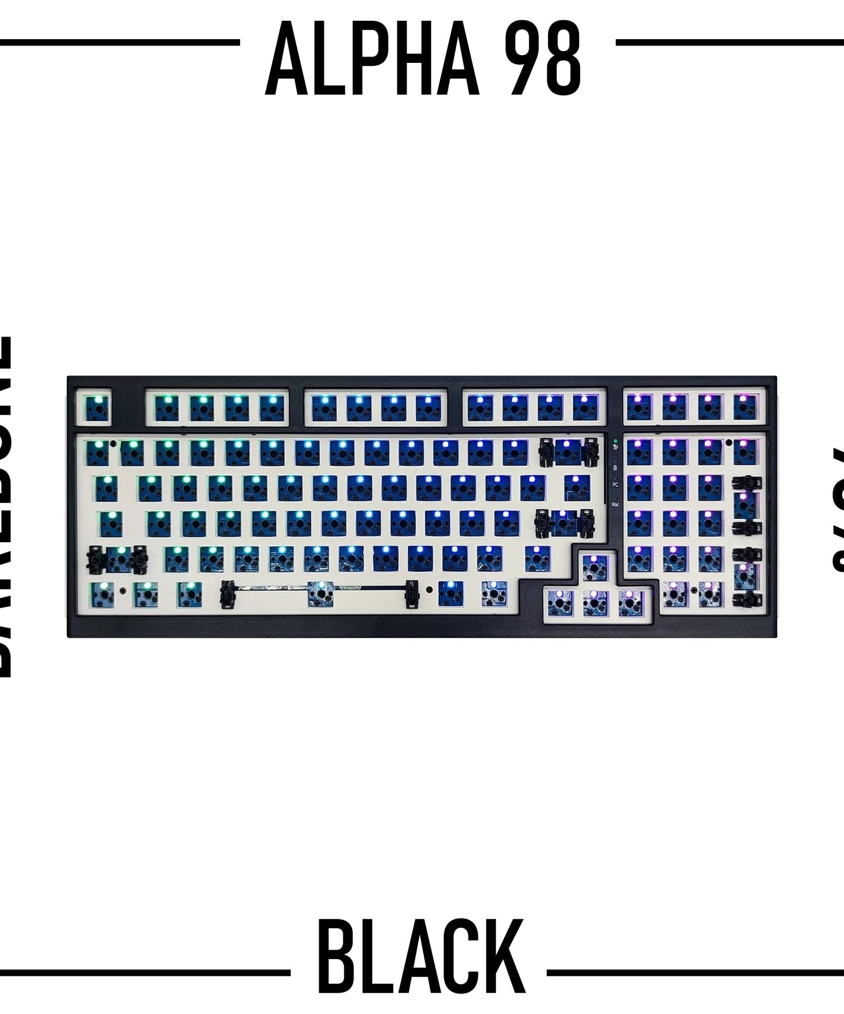 Alpha 98 - 96% Wireless Mechanical Keyboard Barebone Kit
