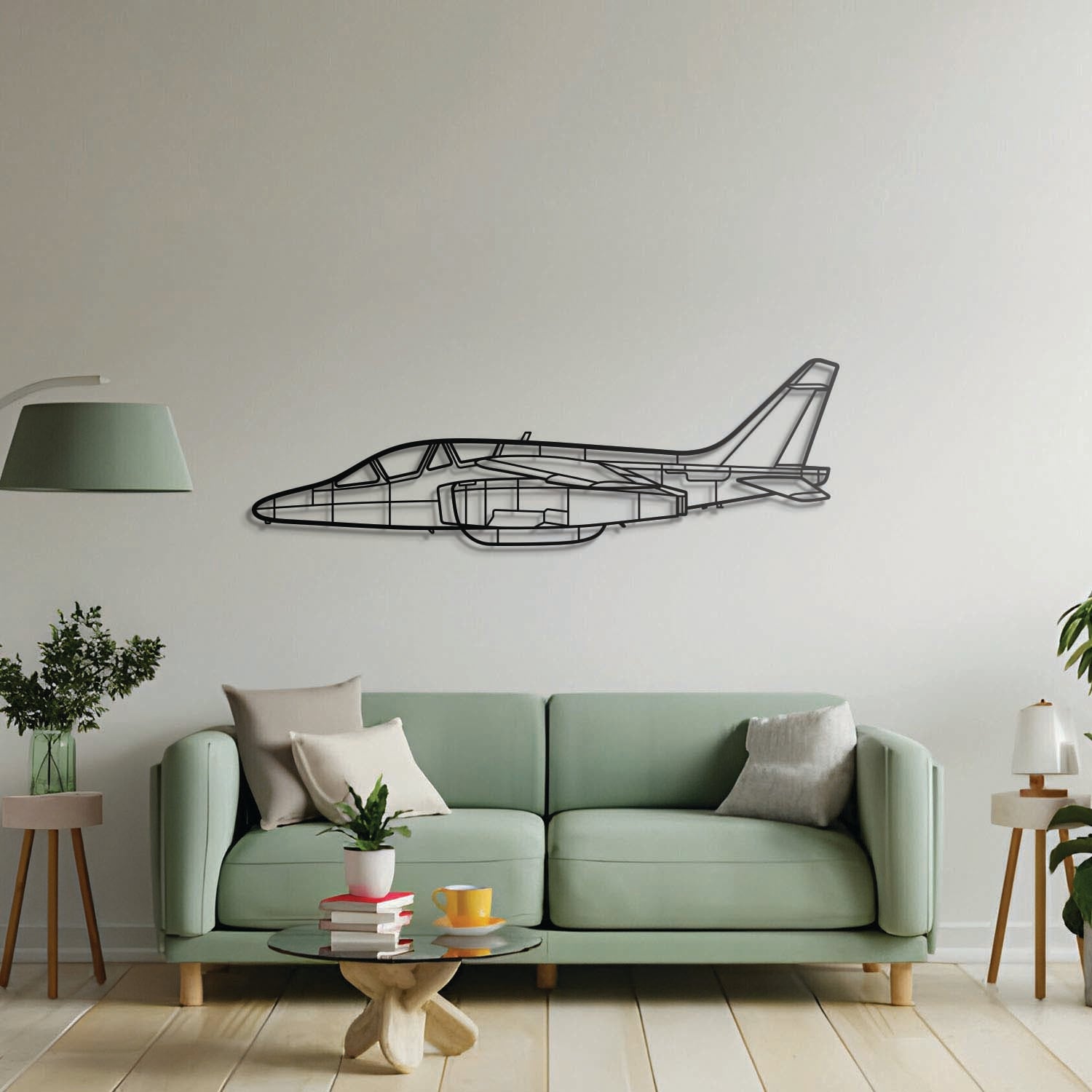 Alpha Jet Metallflugzeug Wandkunst - NCP0410