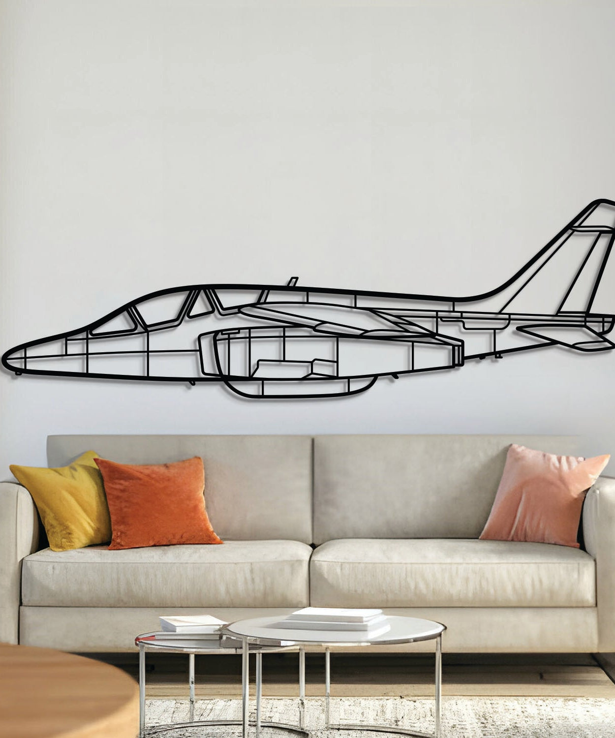 Alpha Jet Metallflugzeug Wandkunst - NCP0410