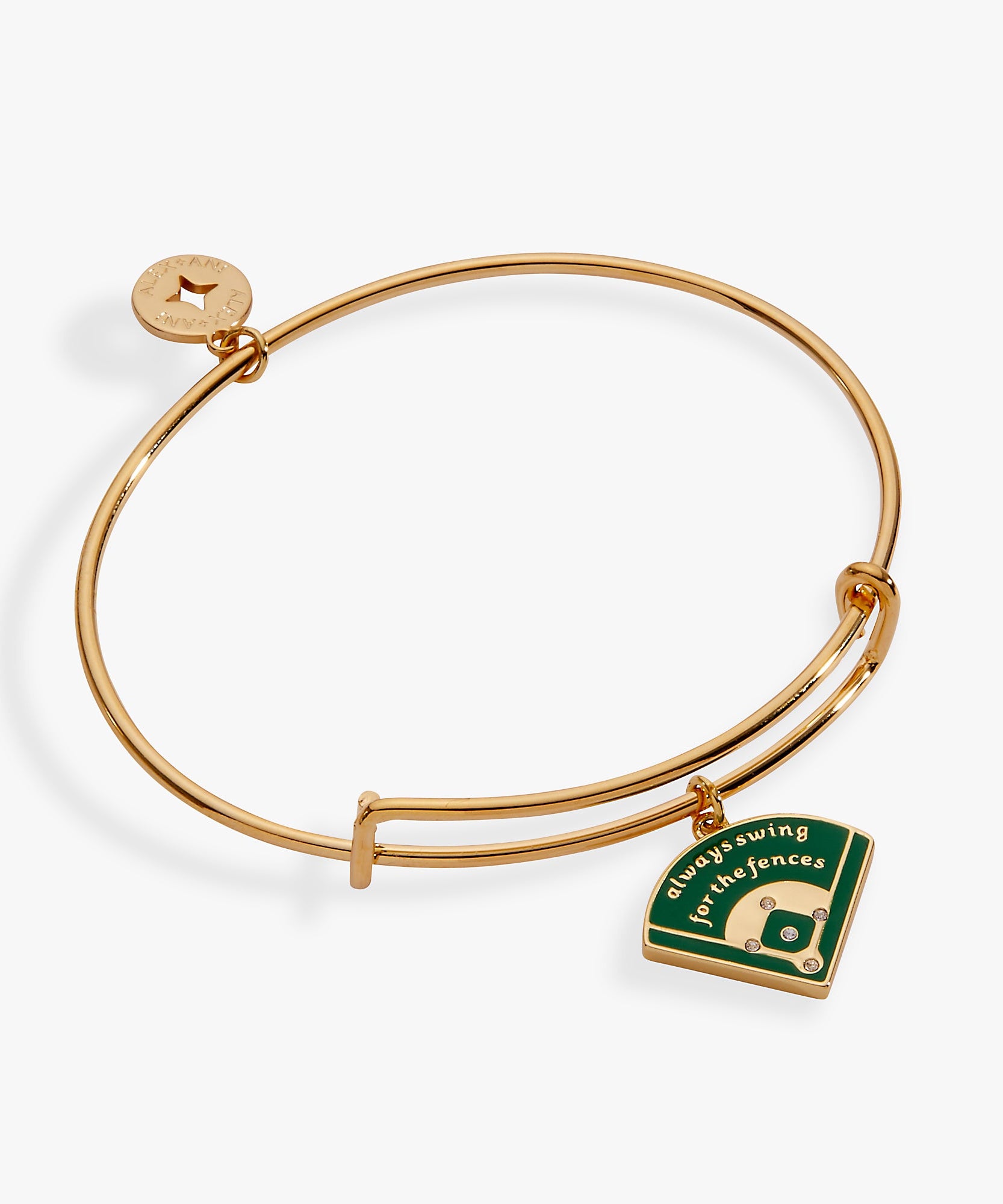 "Always Swing for the Fences" Charm Bangle