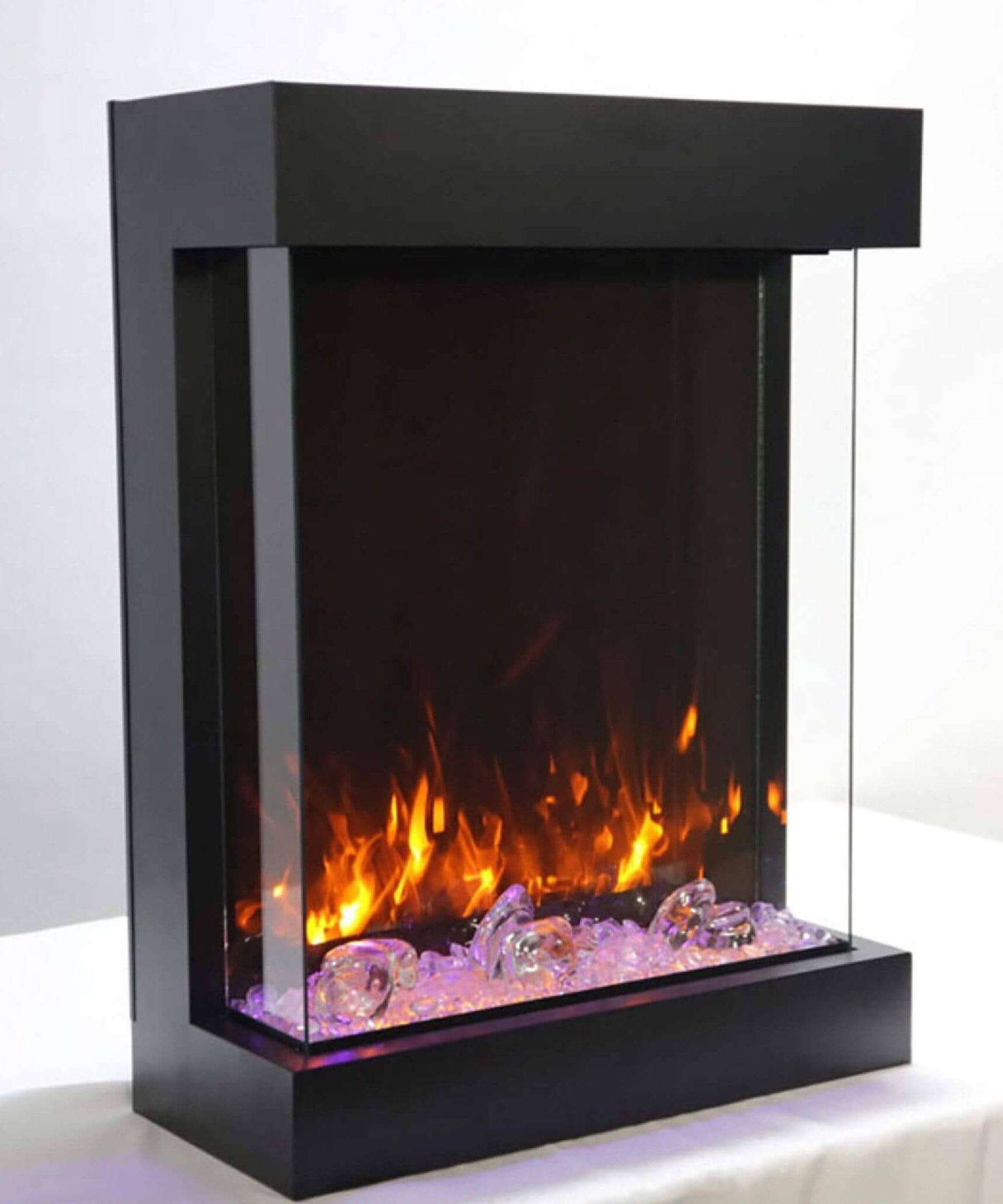 Amantii Cube 2025WM Freestanding Electric Fireplace [CUBE-2025WM] (SAK16508)