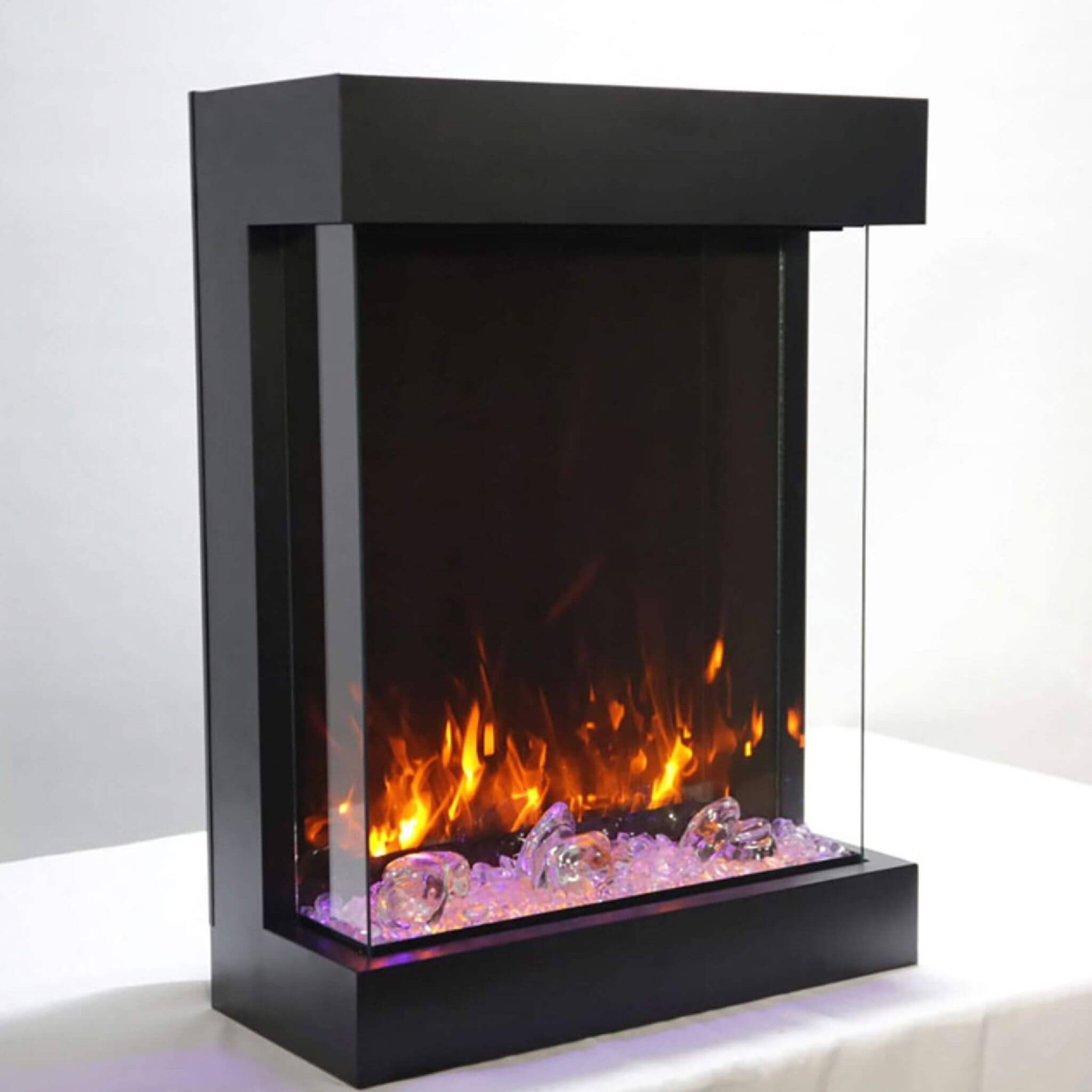 Amantii Cube 2025WM Freestanding Electric Fireplace [CUBE-2025WM] (SAK16508)