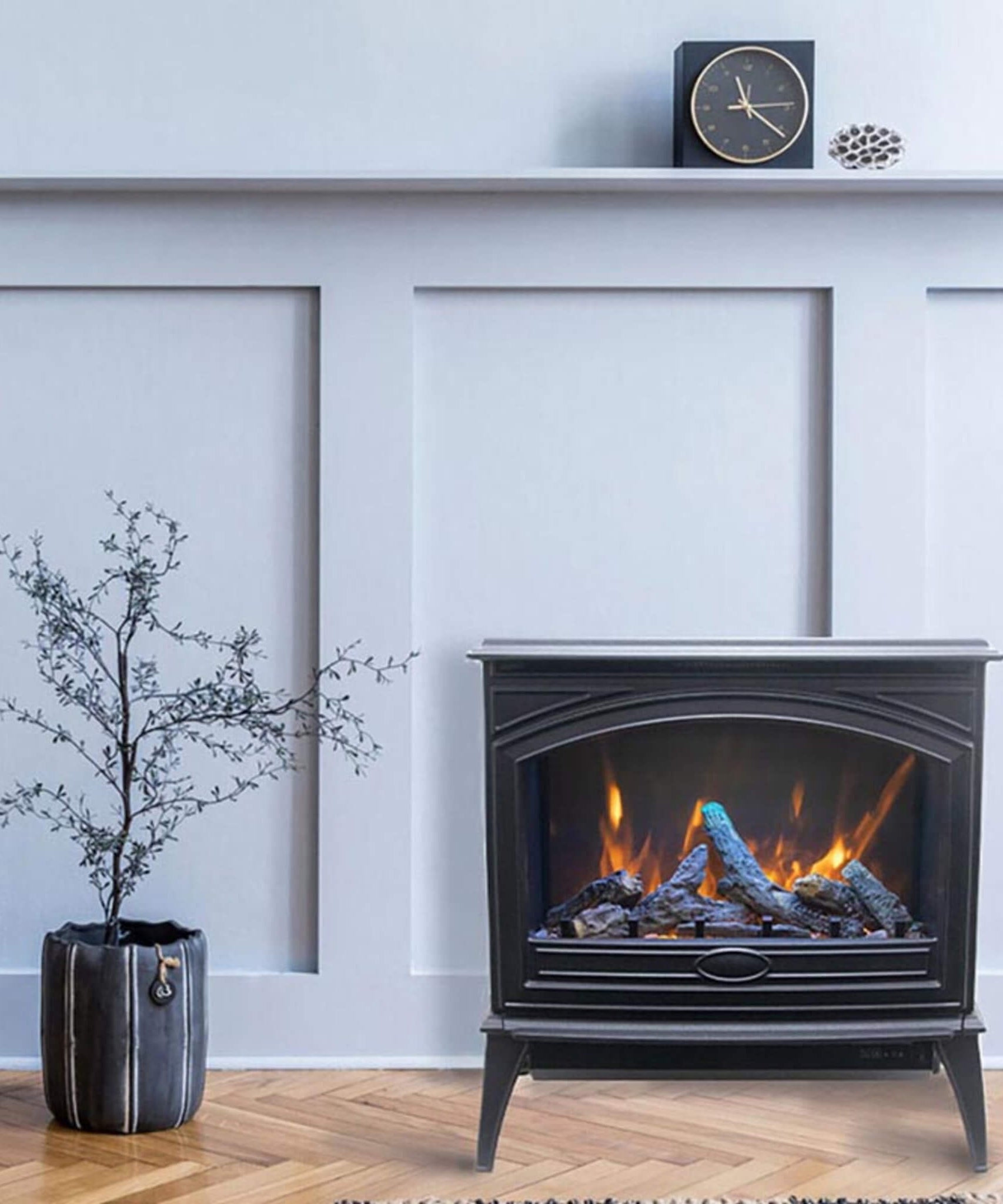 Amantii Freestanding Cast-Iron Electric Fireplace [E50-NA] (SAK53610)