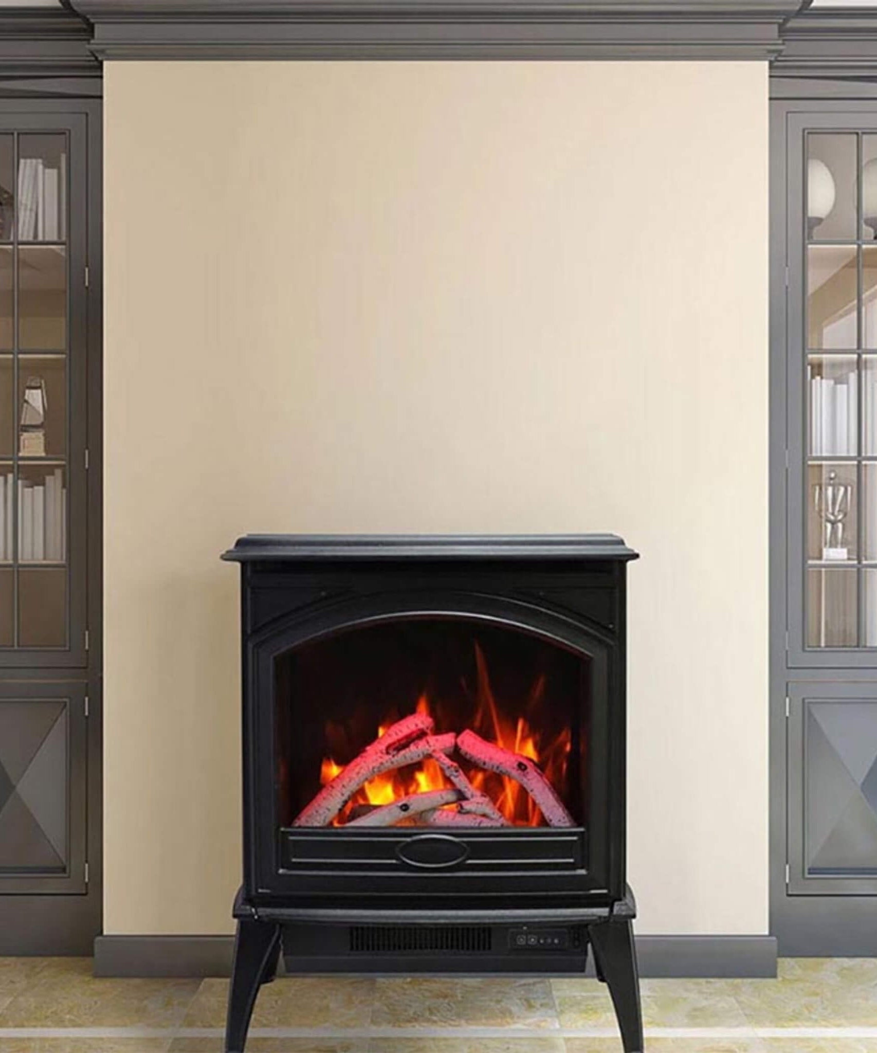 Amantii Freestanding Cast-Iron Electric Fireplace [E50-NA] (SAK53610)