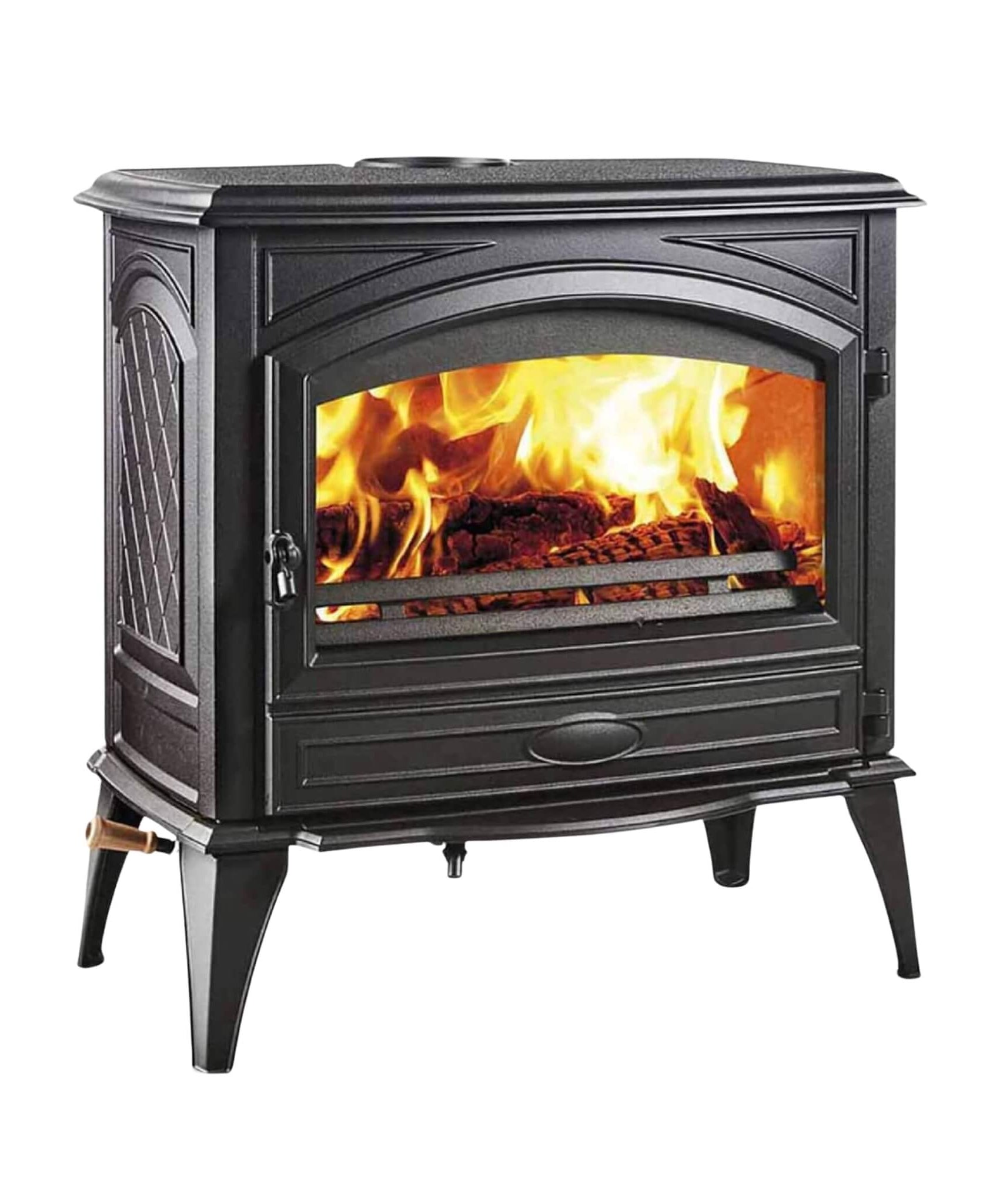 Amantii Lynwood Wood Burning Cast Iron Stove Fireplace [LYNWOOD-W76] (SAK25618)