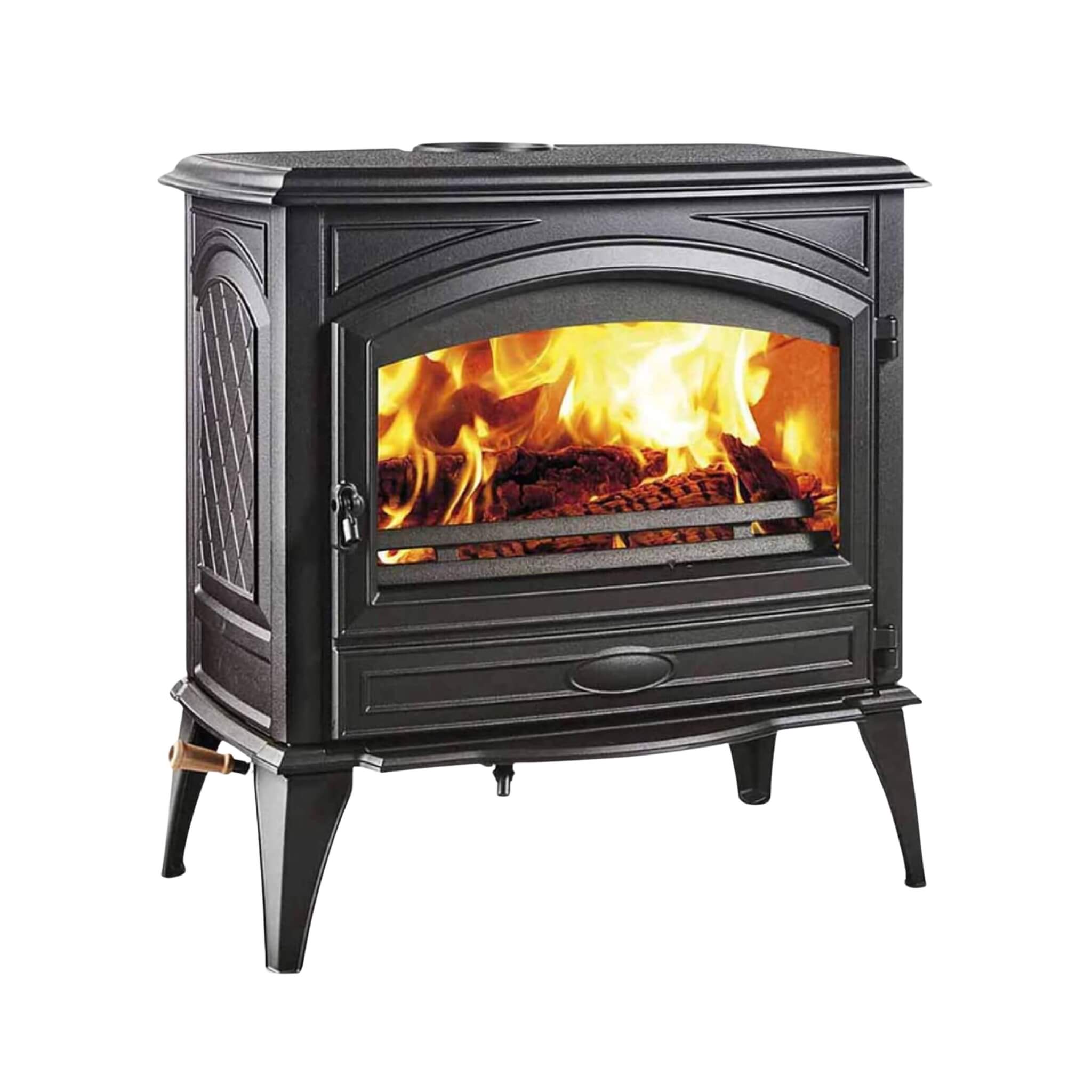 Amantii Lynwood Wood Burning Cast Iron Stove Fireplace [LYNWOOD-W76] (SAK25618)