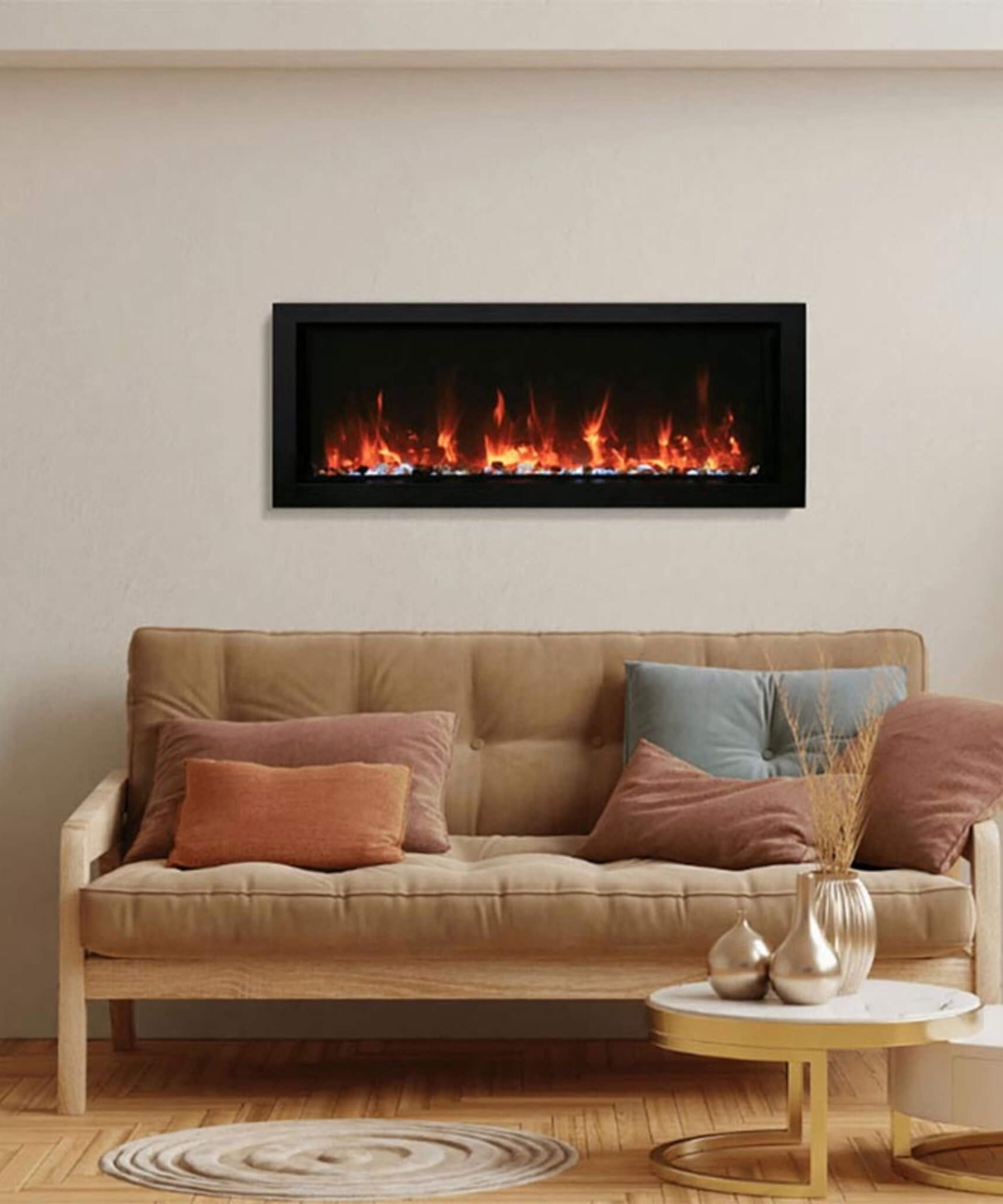 Amantii Panorama BI Slim Smart Electric Fireplace [BI-50/60/72-SLIM-OD] (SAK46329)