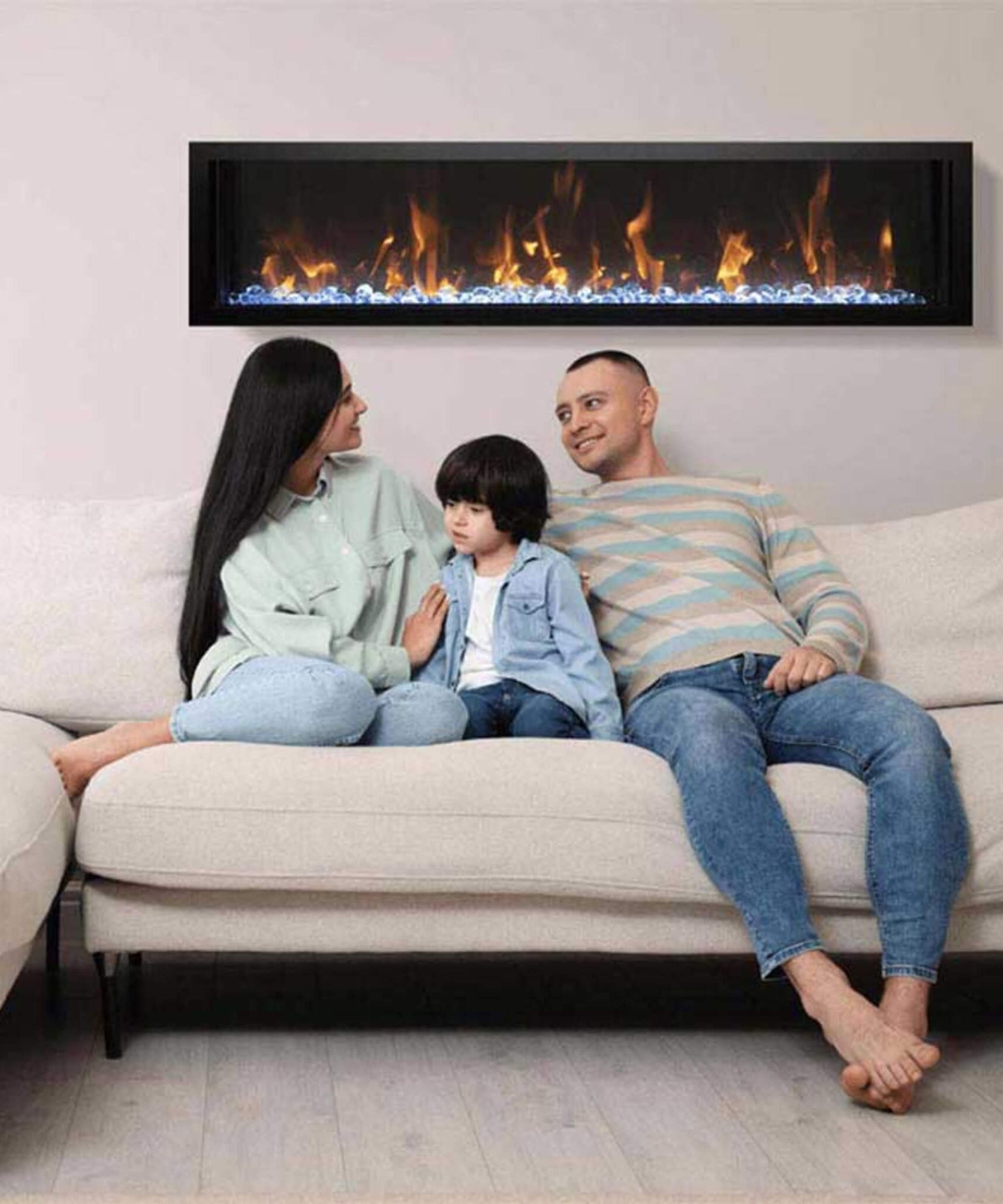 Amantii Panorama BI Slim Smart Electric Fireplace [BI-50/60/72-SLIM-OD] (SAK46329)