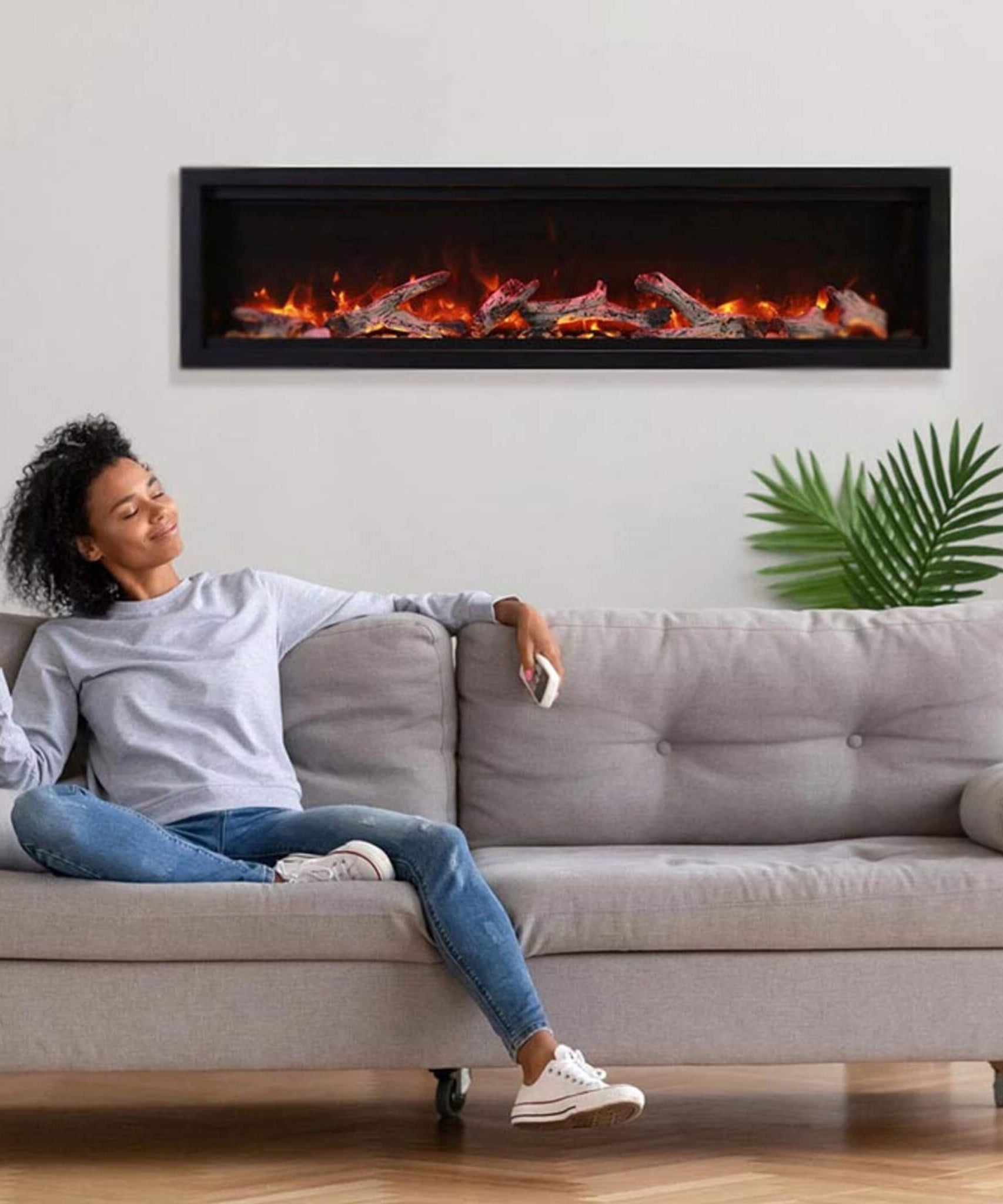 Amantii Symmetry Bespoke 50-Inch Smart Electric Fireplace [SYM-50-BESPOKE] (SAK12957)