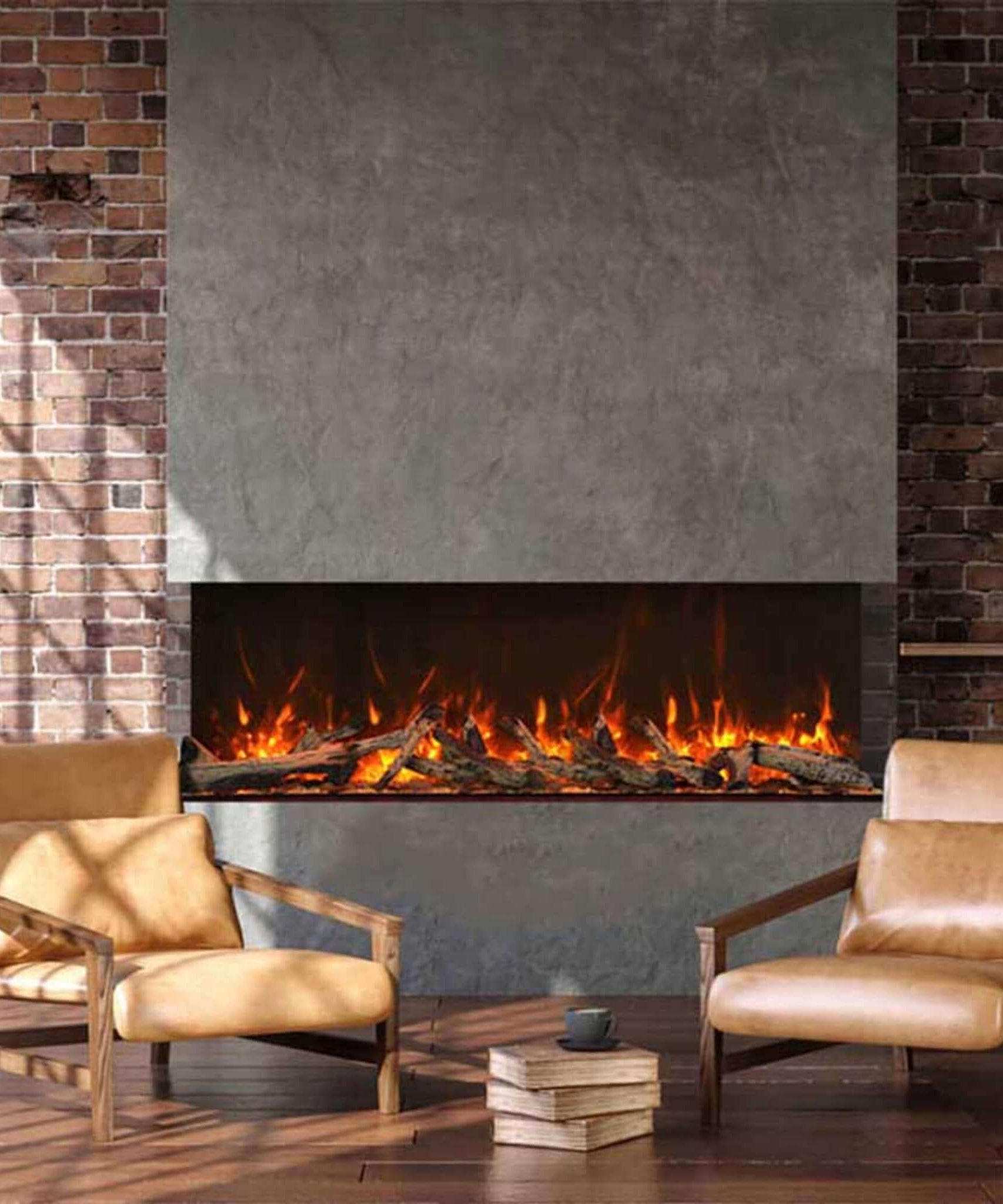 Amantii Tru-View Extra Tall XL 50-Inch Electric Fireplace [50-TRV-XT-XL-WIFI] (SAK53814)