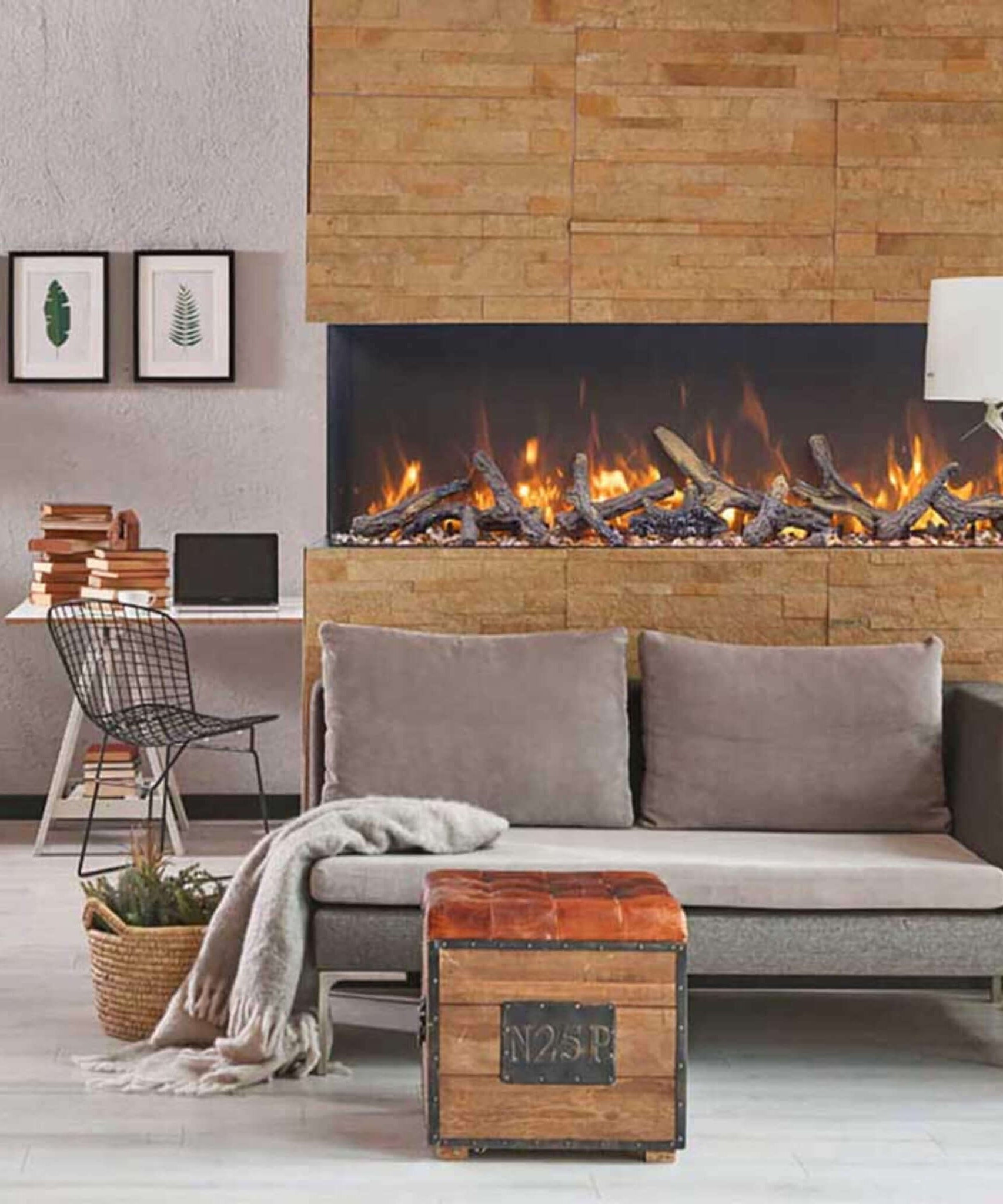 Amantii Tru-View Extra Tall XL 50-Inch Electric Fireplace [50-TRV-XT-XL-WIFI] (SAK53814)