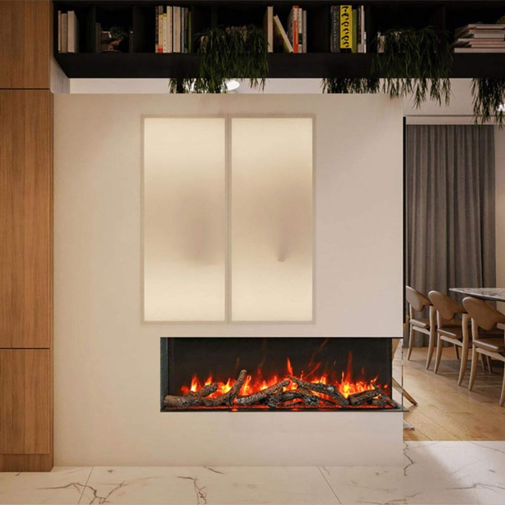 Amantii Tru-View Slim Smart 3-Sided Built-In Electric Fireplace [50/60-TRV-SLIM] (SAK28645)
