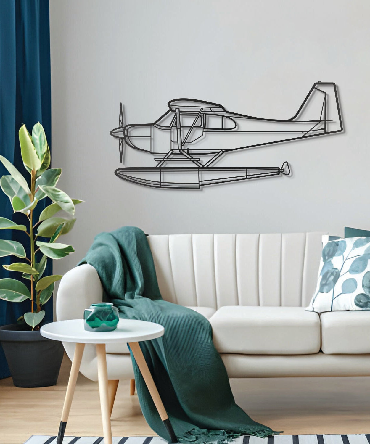Citabria Metallflugzeug Wandkunst - NCP0318