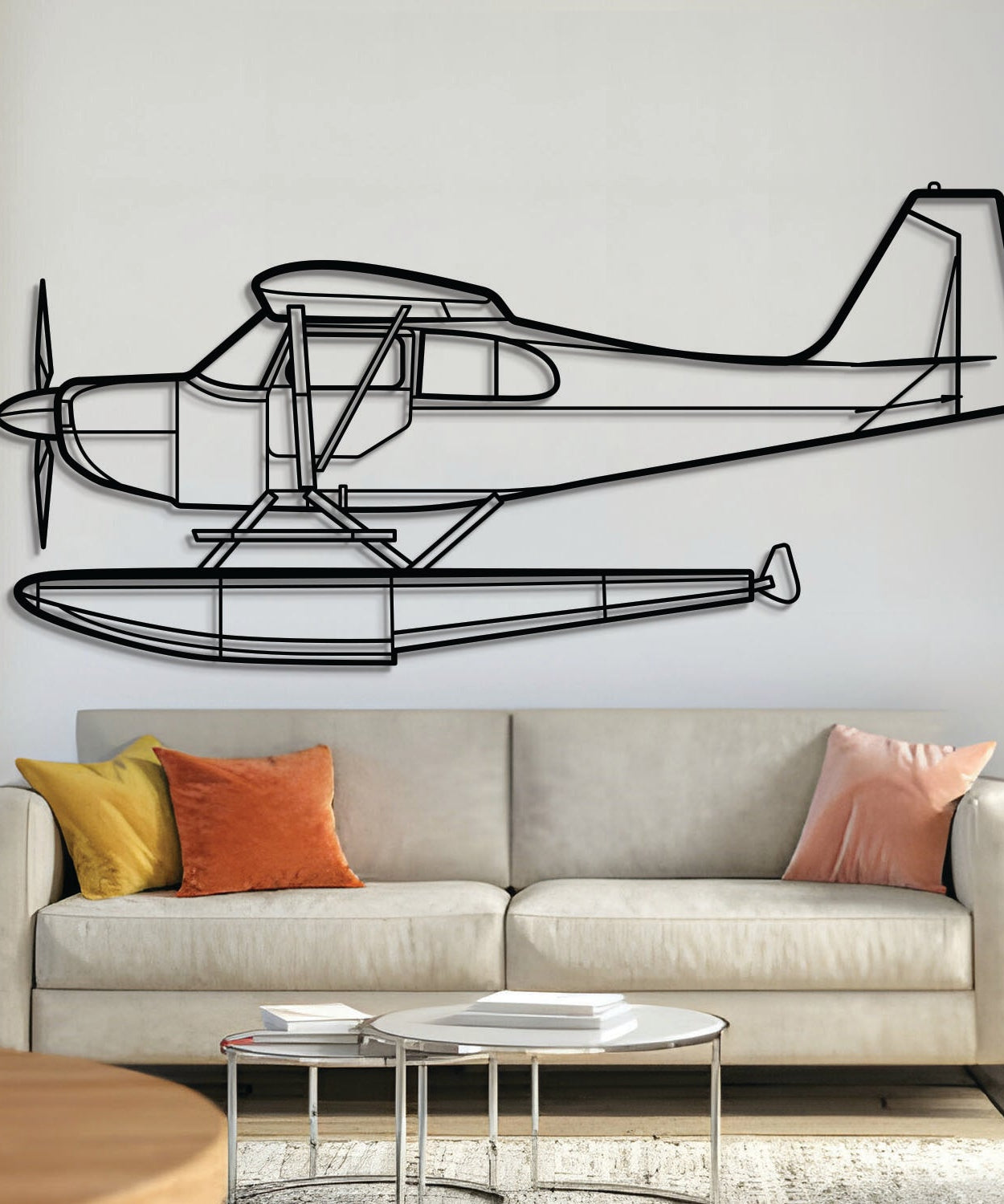 Citabria Metallflugzeug Wandkunst - NCP0318
