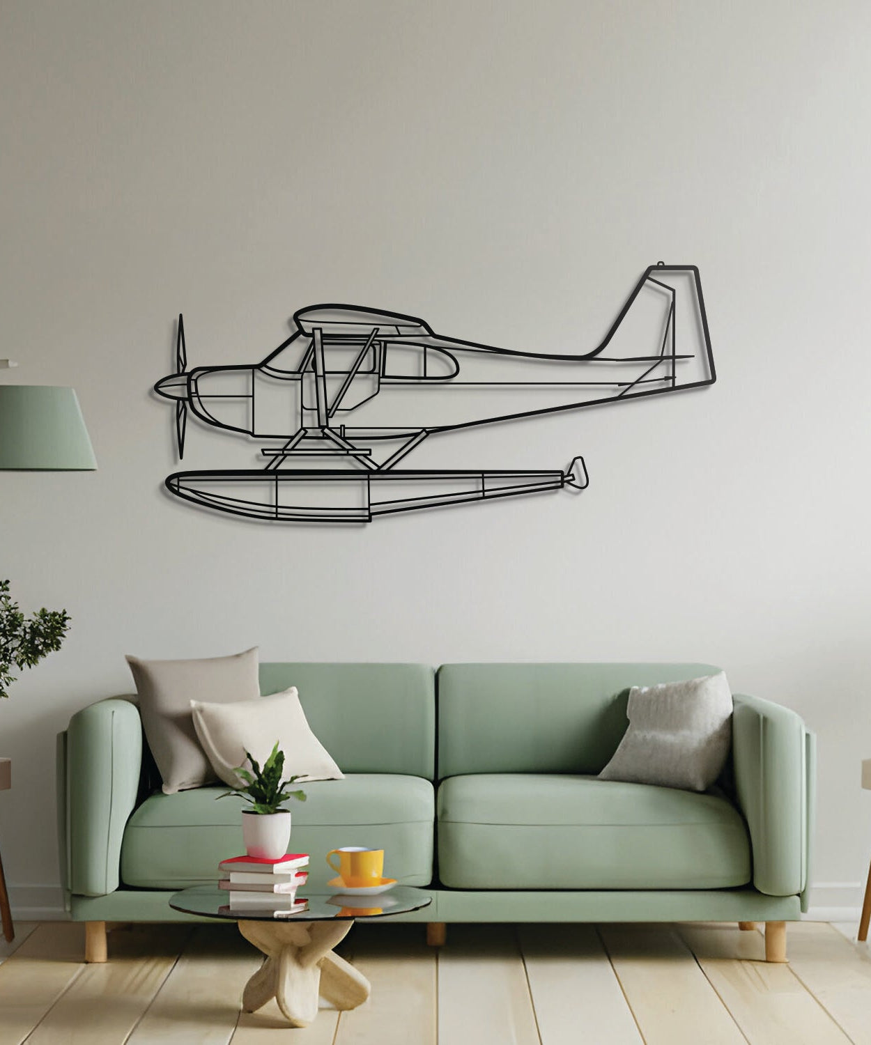 Citabria Metallflugzeug Wandkunst - NCP0318