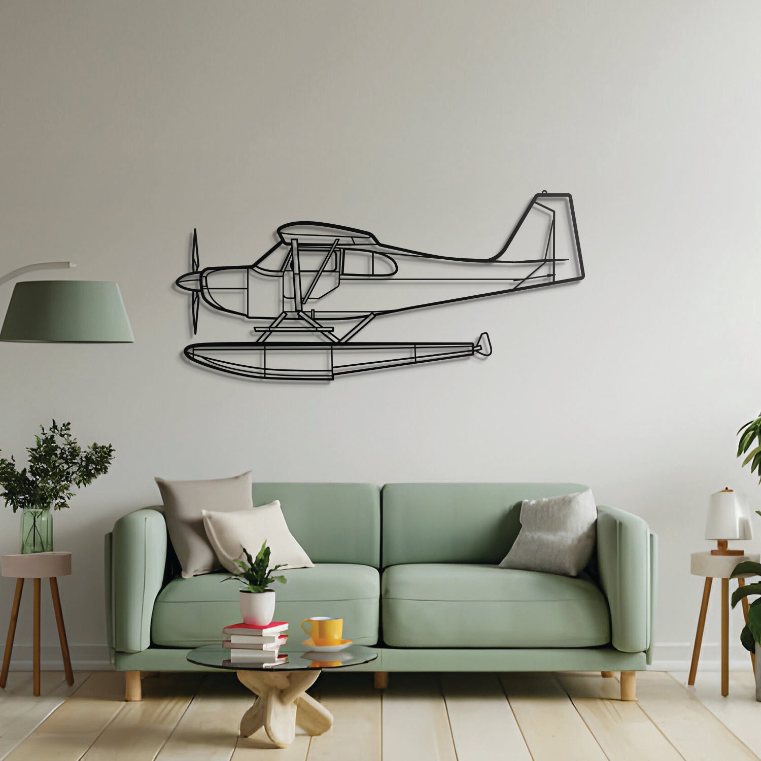 Citabria Metallflugzeug Wandkunst - NCP0318