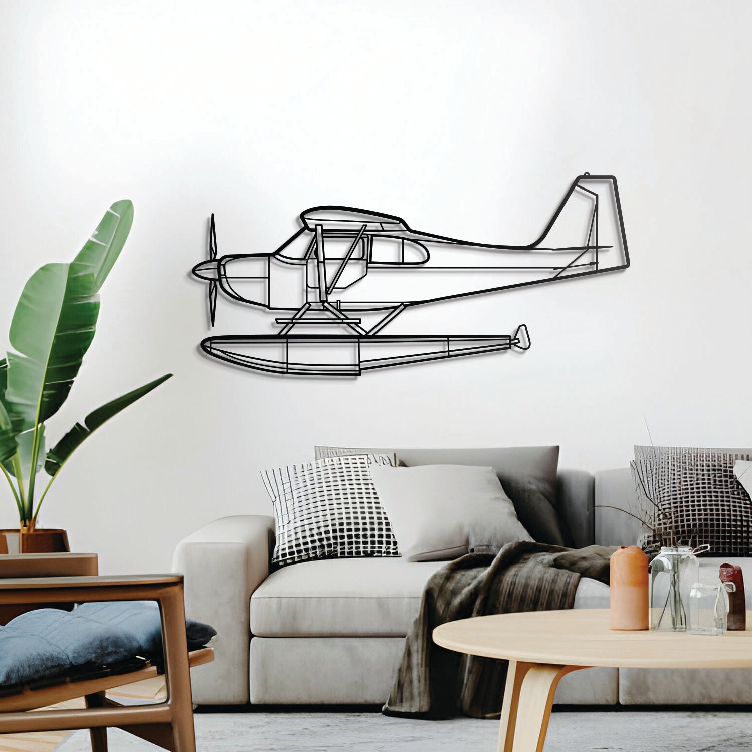 Citabria Metallflugzeug Wandkunst - NCP0318