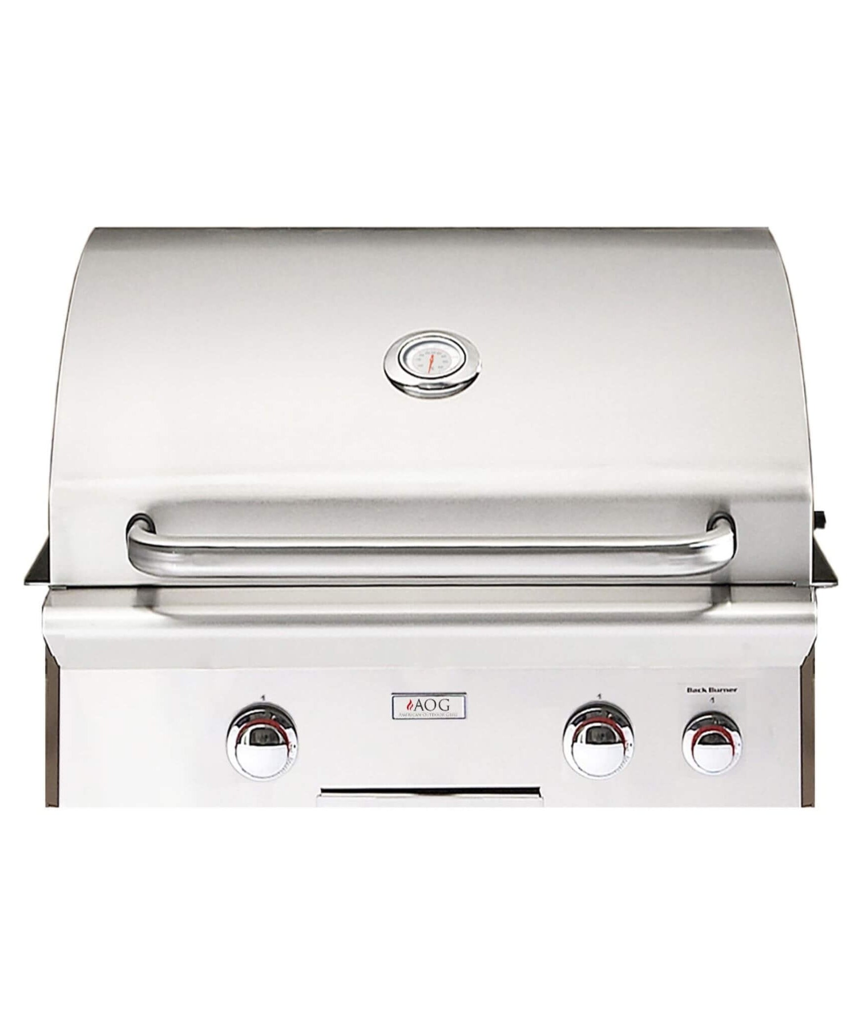 American Outdoor Grill T-Series 24-Inch 2-Burner Built-In Natural Gas Grill W/ Rotisserie Kit [24NBT] (SAK65205)