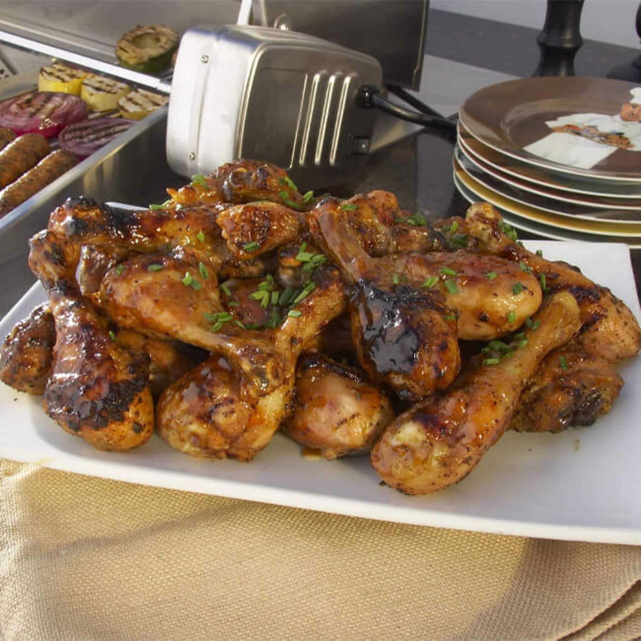 American Outdoor Grill L-Series 30-Inch 3-Burner Built-In Natural Gas Grill W/ Rotisserie Kit [30NBL] (SAK57636)