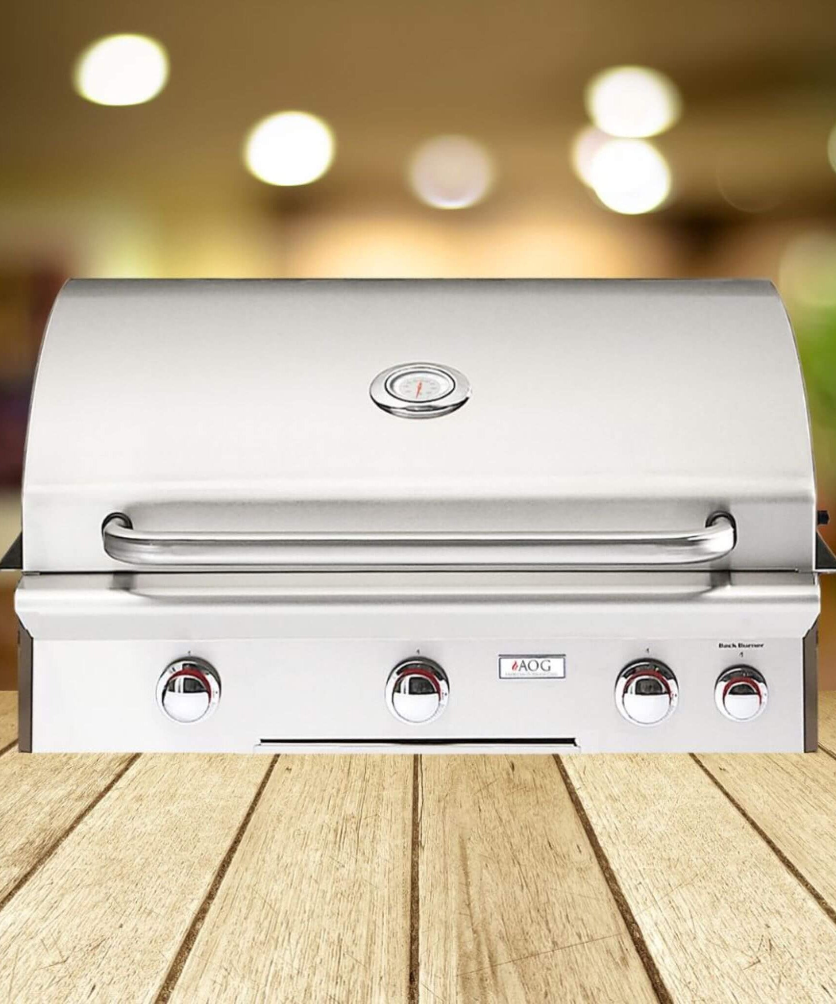 American Outdoor Grill L-Series 30-Inch 3-Burner Built-In Natural Gas Grill W/ Rotisserie Kit [30NBL] (SAK57636)