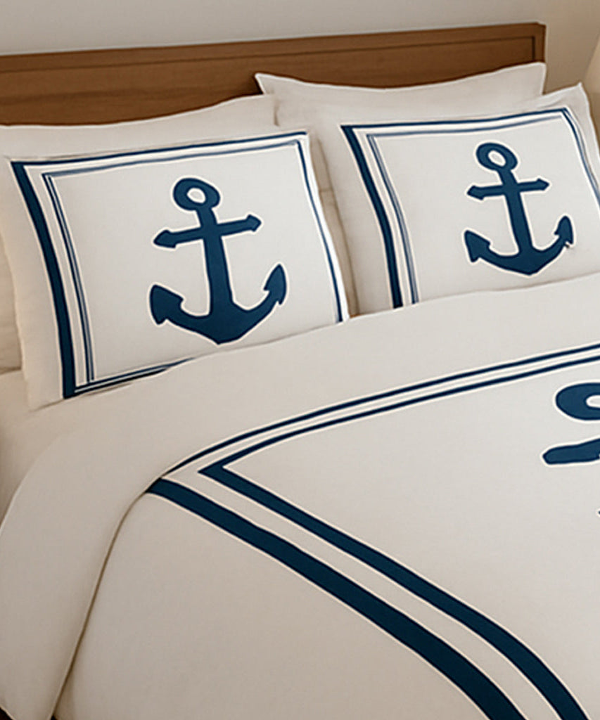 Anchors Away Cotton Boating Duvet Cover Set