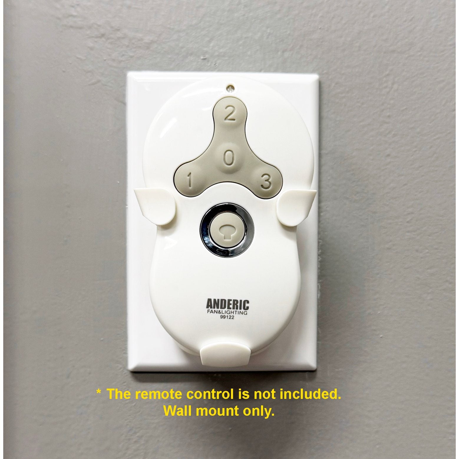 Anderic 99122WM Replacement Wall Mount Bracket for Hunter 99122 and 99123 Ceiling Fan Remote Controls