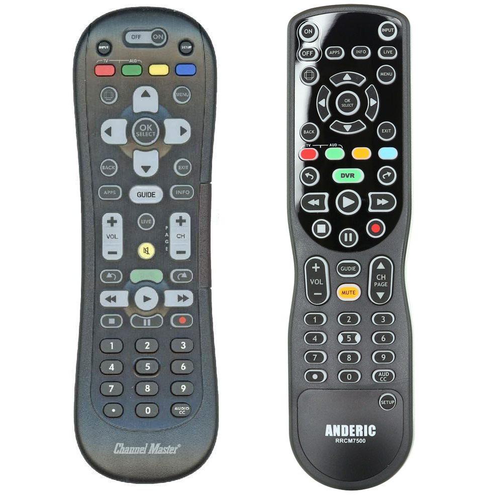 Anderic RRCM7500 Replacement Remote Control for Channel Master CM7500XRC2 DVR+ Over the Air Cable box