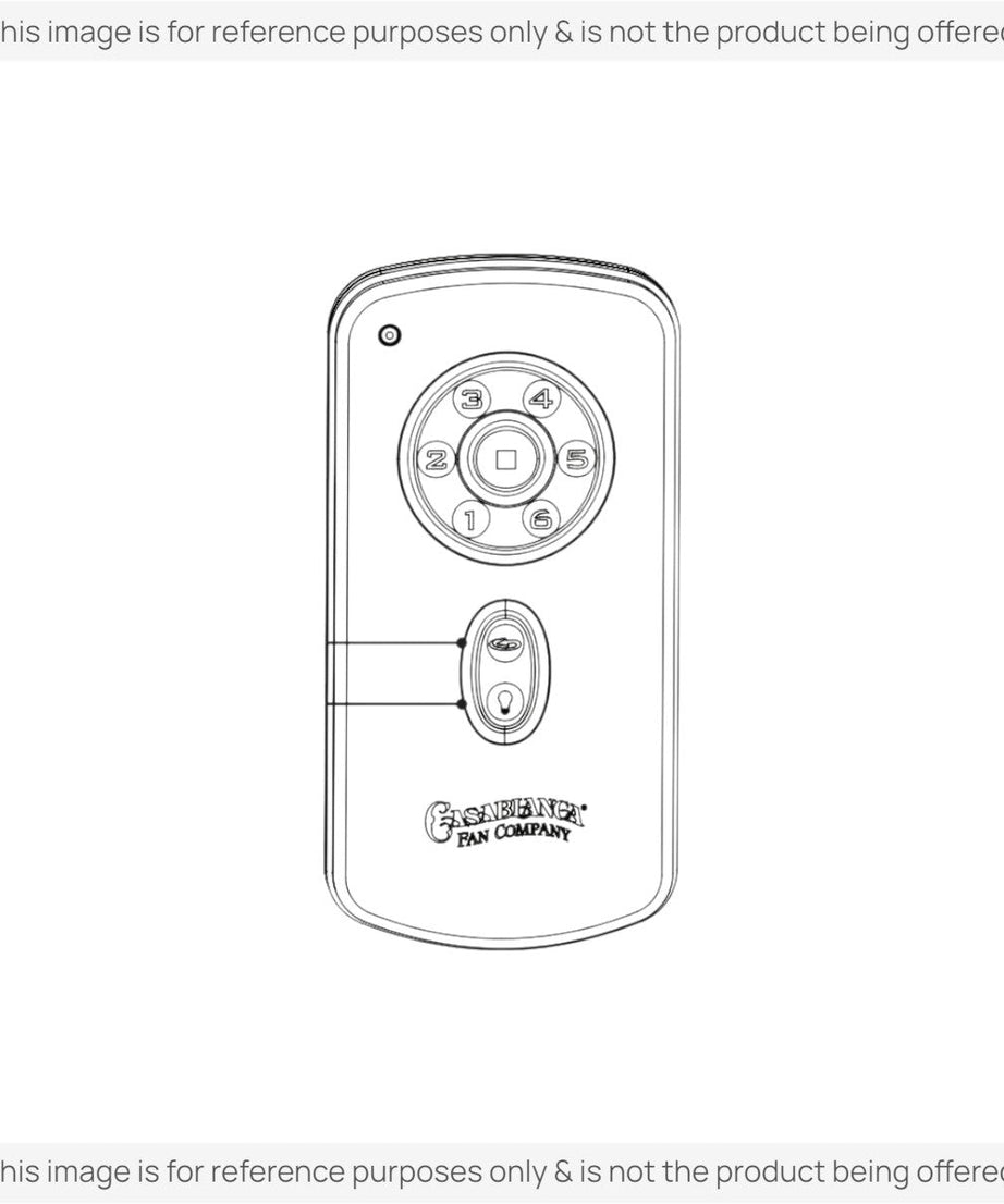 Anderic Substitute for Casablanca RH787T Ceiling Fan Remote Control FOR Panama, STINGRAY Fans [RR787T]