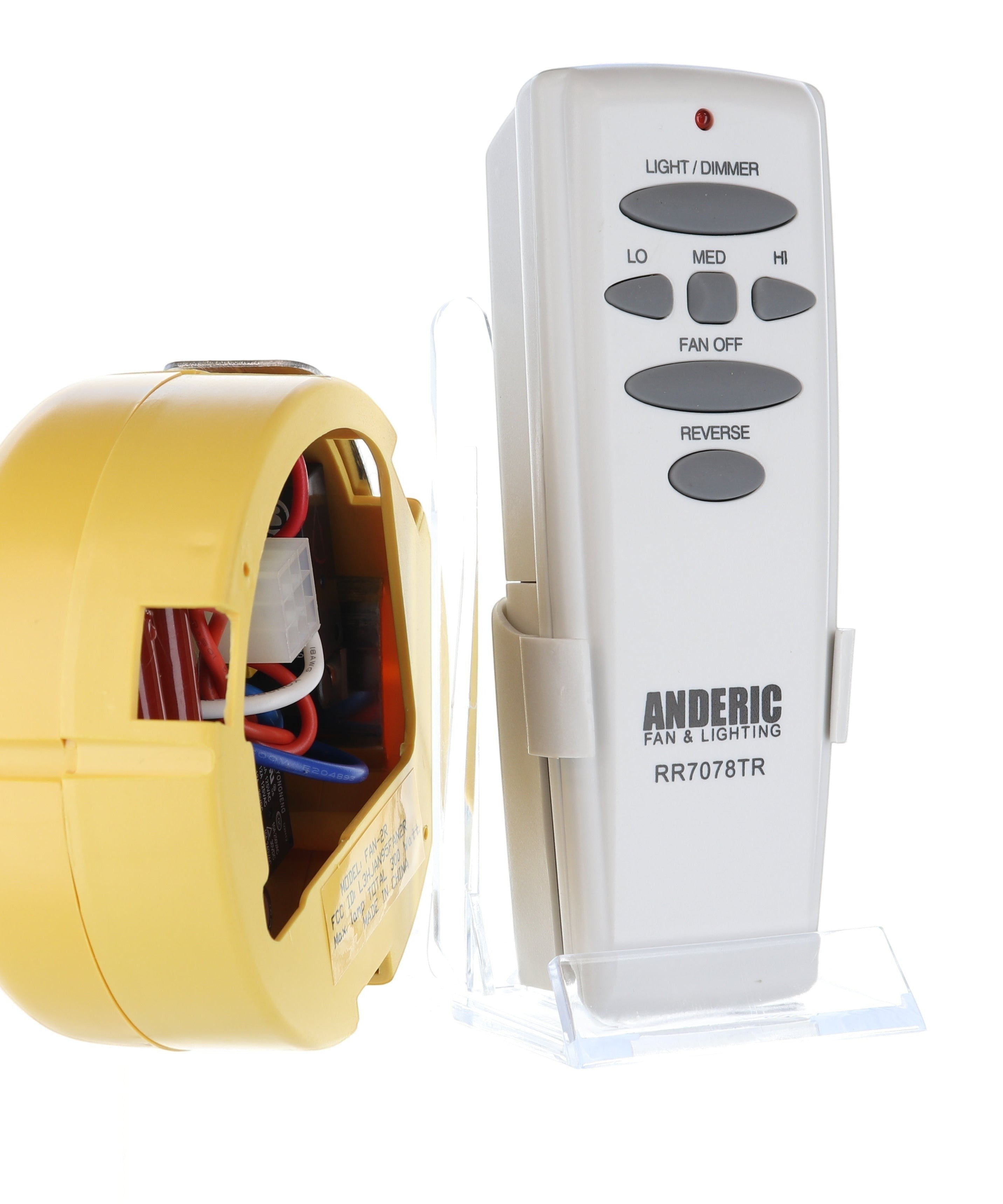 Anderic Substitute for Hunter 85112-04 Ceiling Fan Receiver [FAN2R-RR7078TR-KIT]