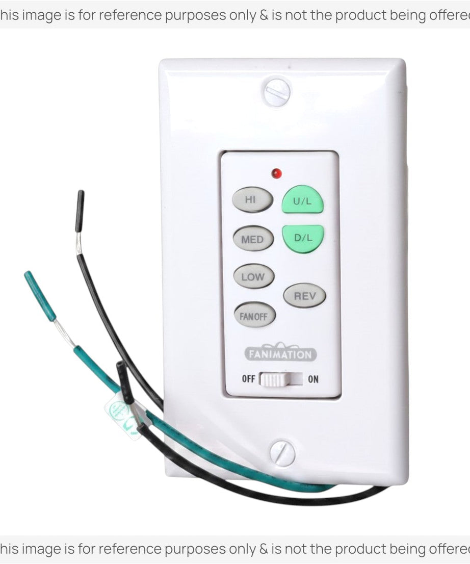 Anderic Substitute for Fanimation C23 Wall Switch Ceiling Fan Remote Control with UP & DOWN light and Rev UC-9051T [CHQ9051T Wireless]