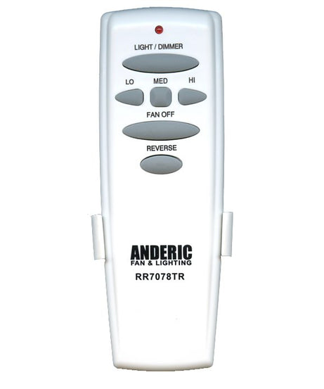 Anderic FAN2R-RR7078TR-KIT Ceiling Fan Remote Control Kit for Hampton Bay, Hunter and others - FAN2R, RR7078TR