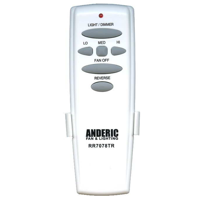 Anderic FAN2R-RR7078TR-KIT Ceiling Fan Remote Control Kit for Hampton Bay, Hunter and others - FAN2R, RR7078TR