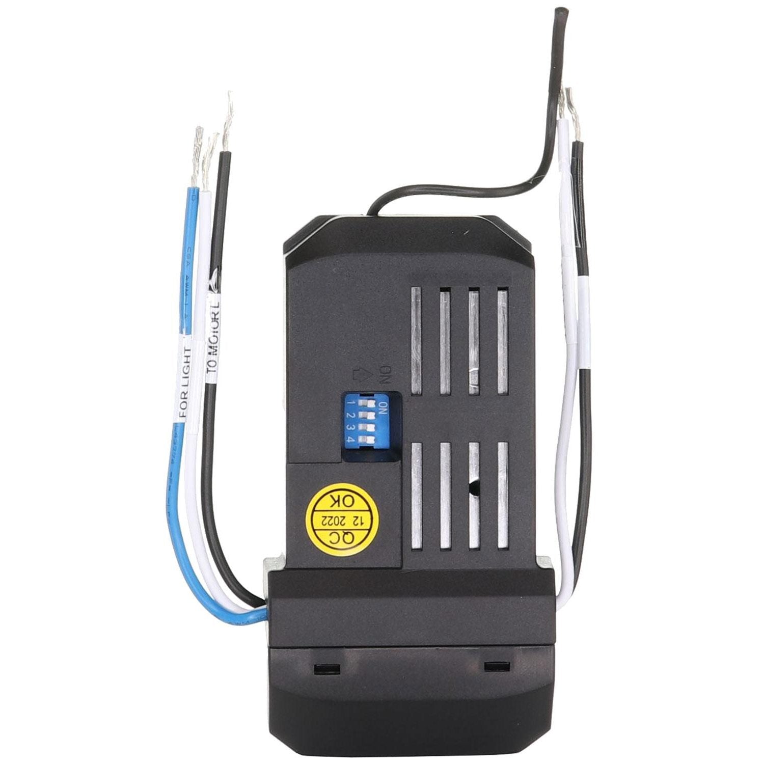 Anderic FAN53TW-UC7067FMRX-KIT Universal 3-Speed Add-on Ceiling Fan Remote Control Kit