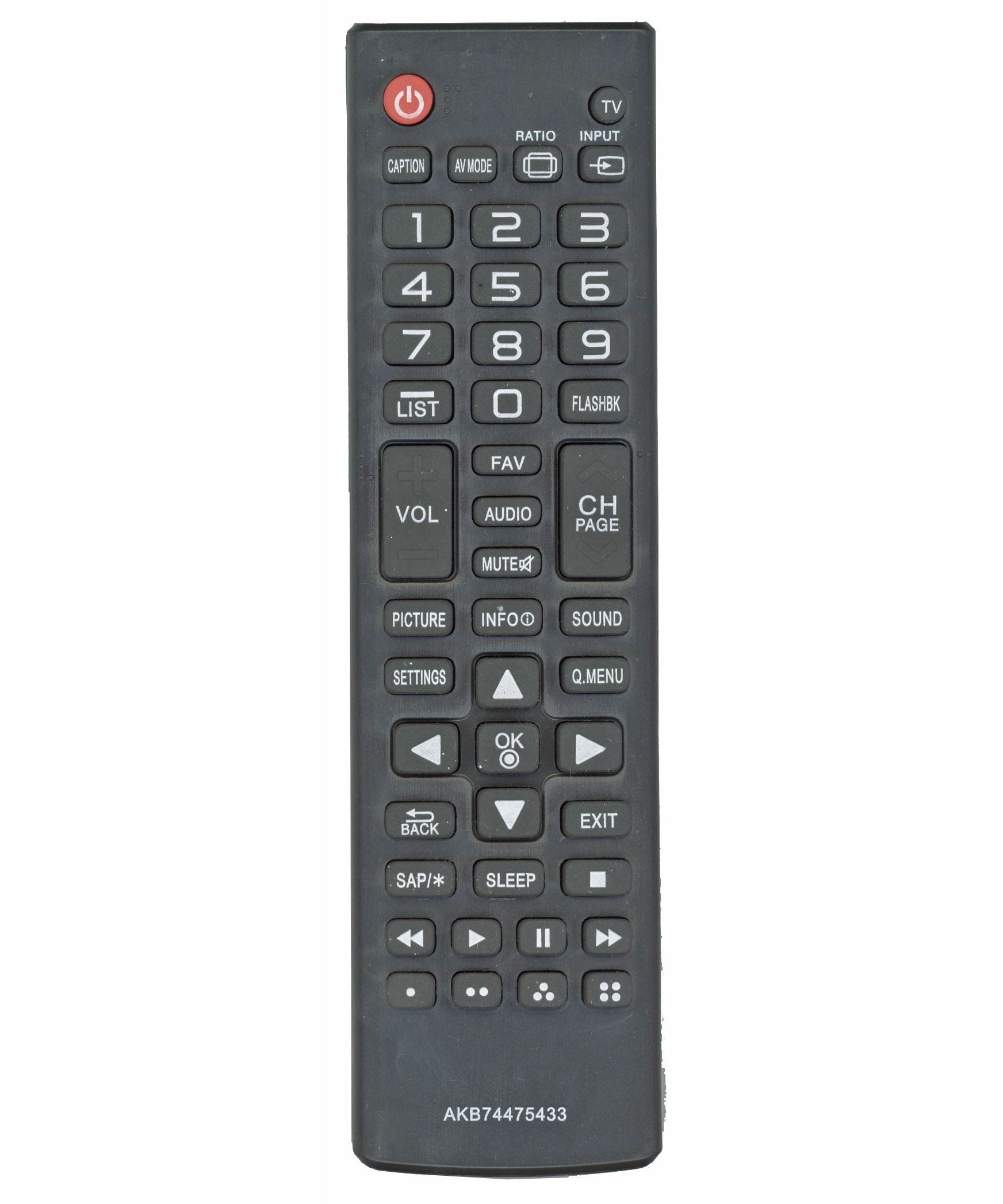 Anderic Generic AKB74475433 for LG TV Remote Control