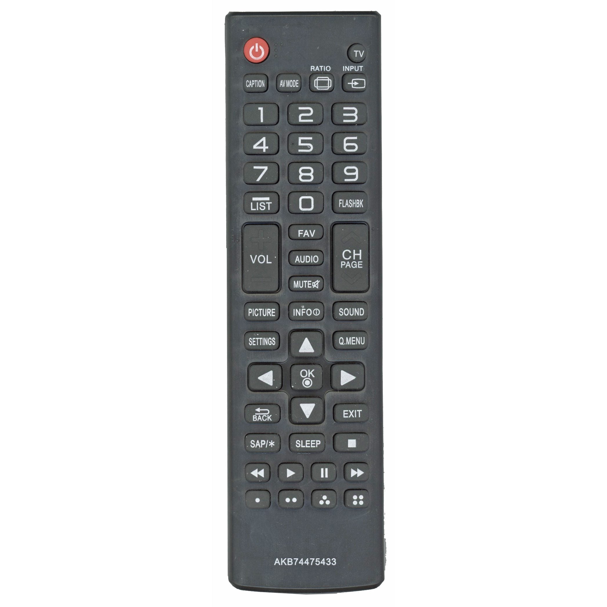 Anderic Generic AKB74475433 for LG TV Remote Control