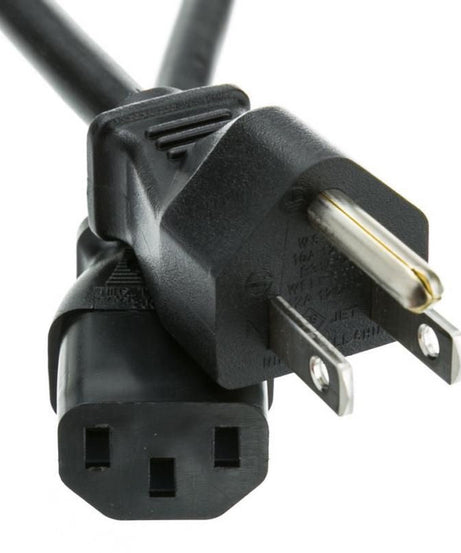Anderic Universal 10 Foot AC AWG Power Cable | 3 Prong | 3 Prong Female - 10FT3PPC