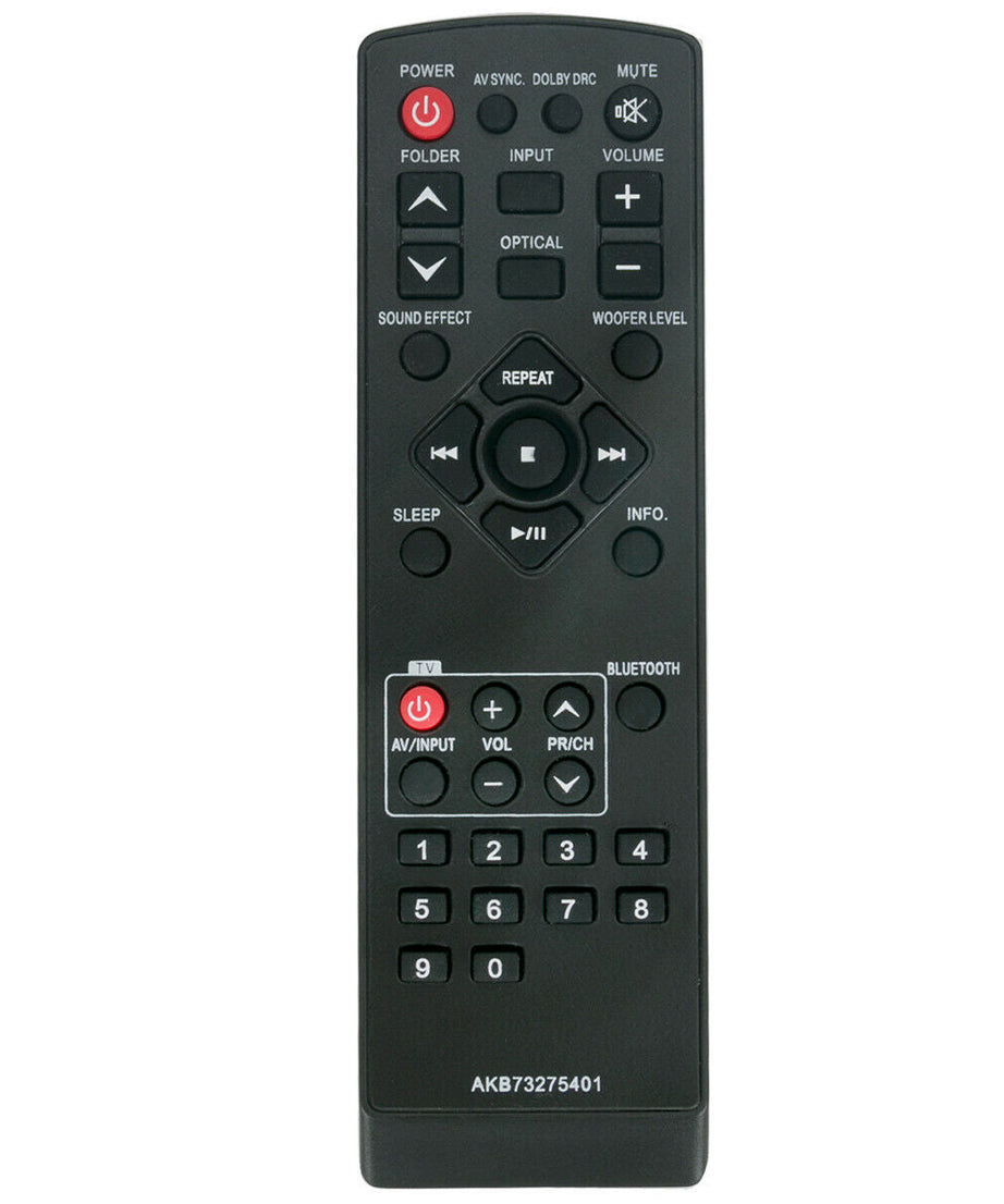 Anderic Generic AKB73275401 for LG Sound Bar Remote Control