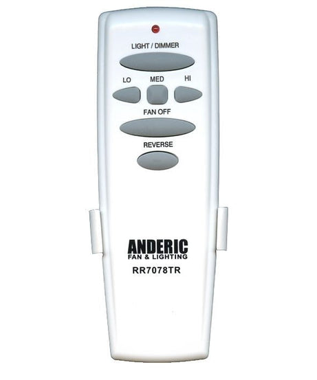 Anderic Substitute for Hunter 85112-04 Ceiling Fan Receiver [FAN2R-RR7078TR-KIT]