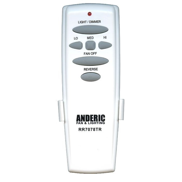 Anderic Substitute for Hunter 85112-04 Ceiling Fan Receiver [FAN2R-RR7078TR-KIT]