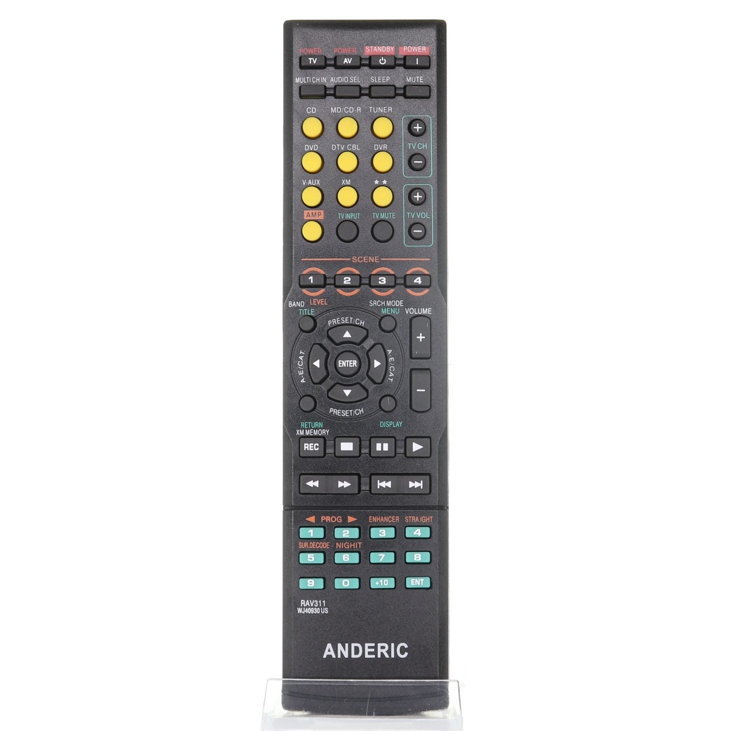 Anderic RRAV311 Replacement Receiver Remote Control for Yamaha RAV311 and others