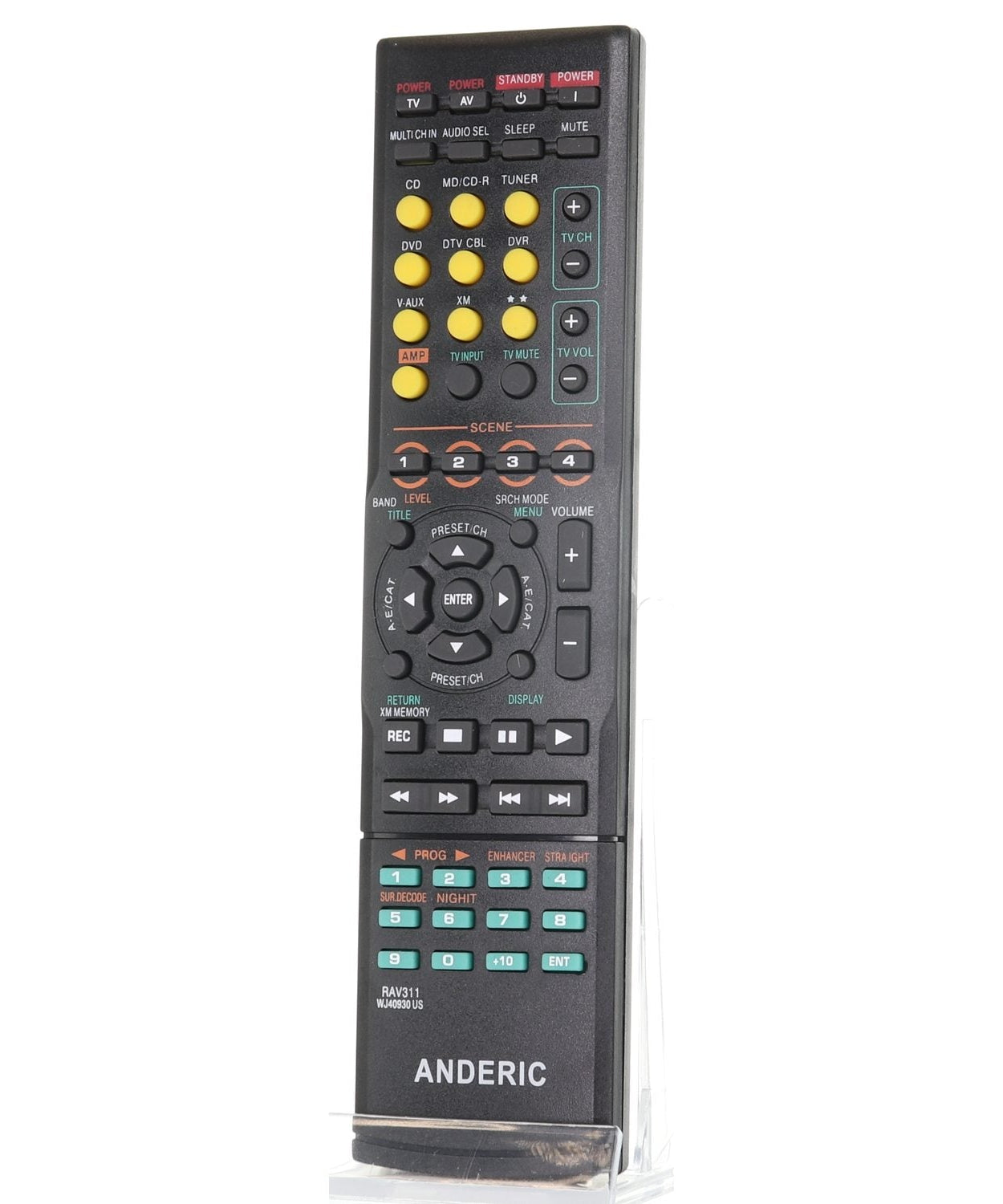 Anderic RRAV311 Replacement Receiver Remote Control for Yamaha RAV311 and others