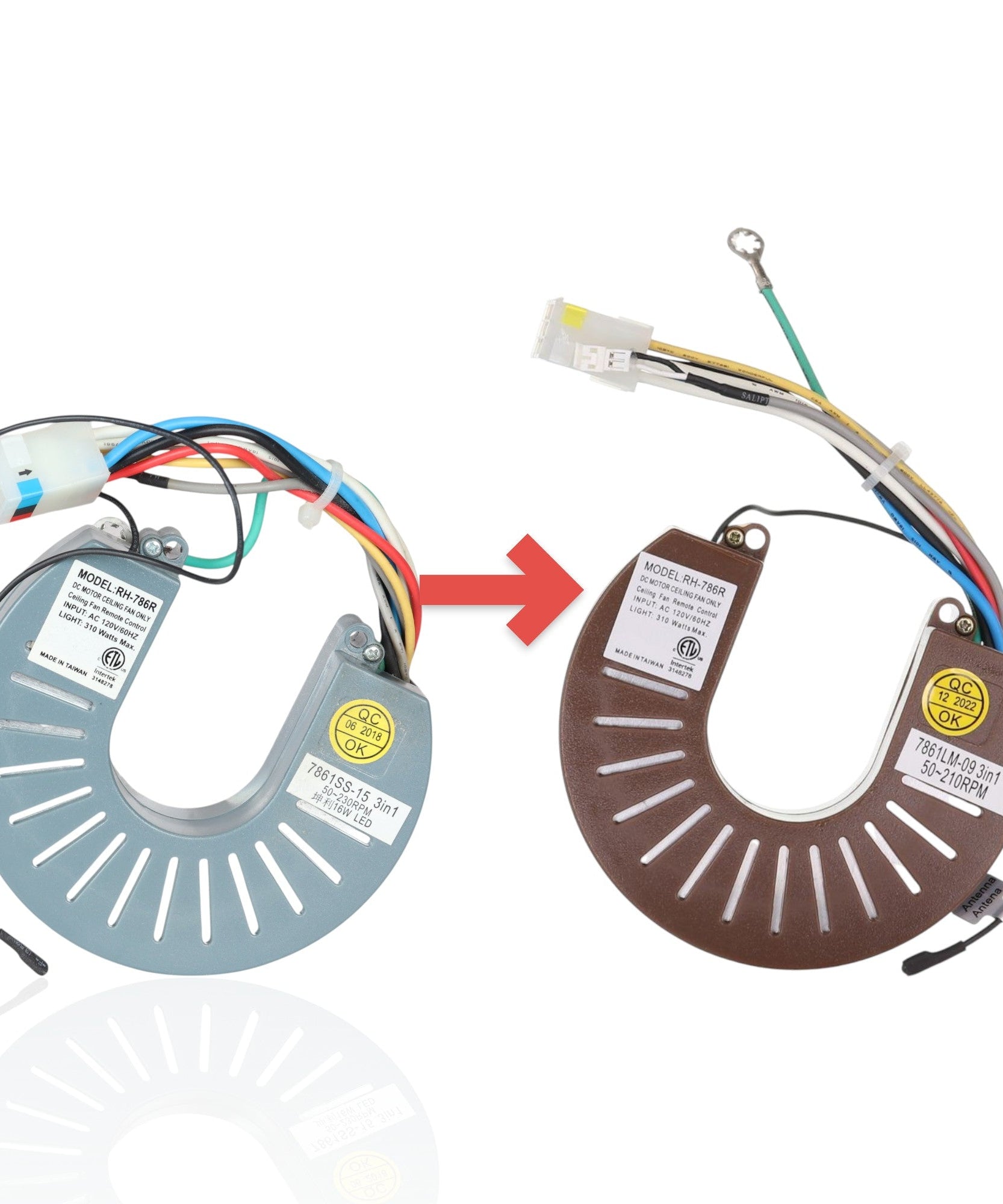 Anderic Substitute for Casablanca RH-786R 786SS-15 Rhine Ceiling Fan Receiver [RH786R]