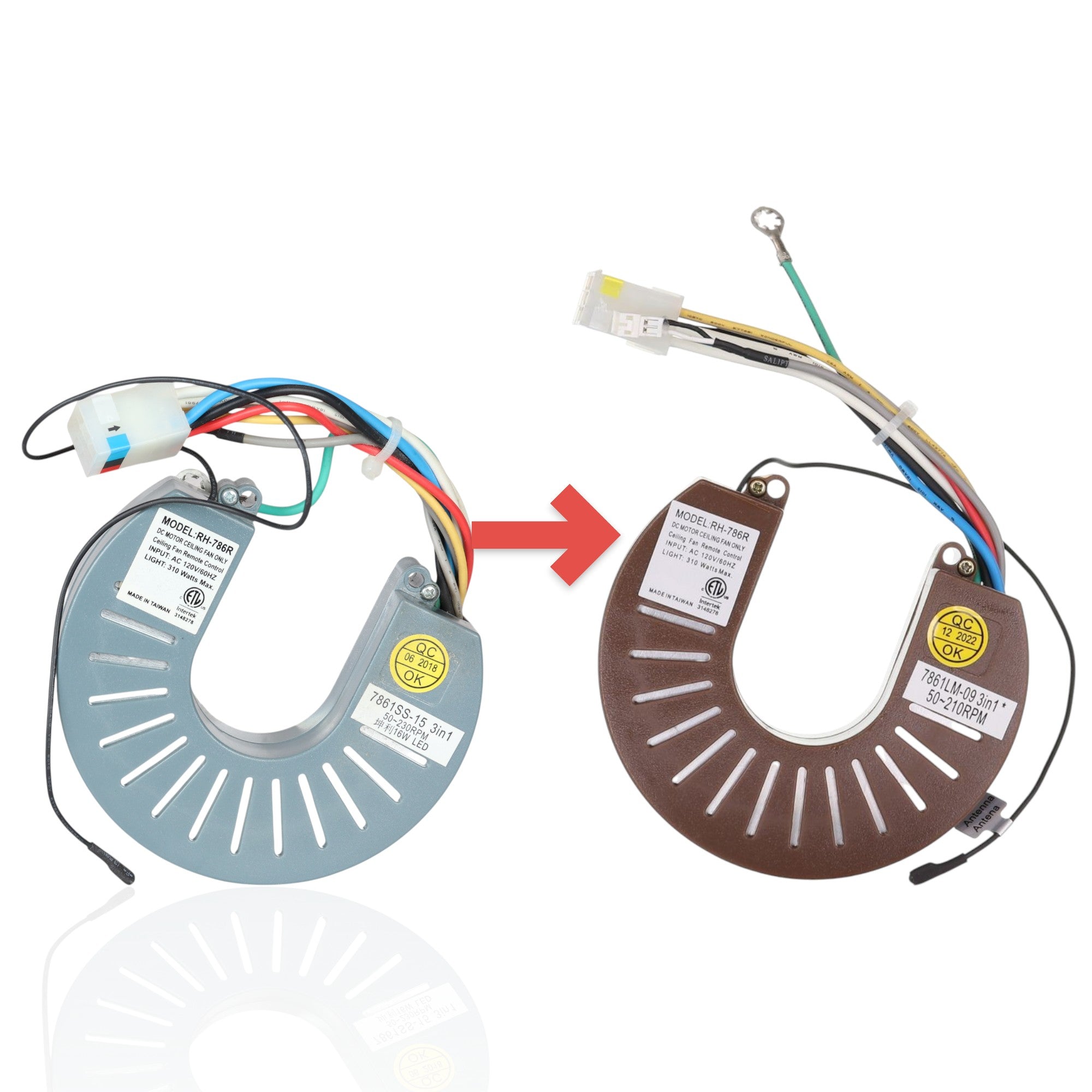 Anderic Substitute for Casablanca RH-786R 786SS-15 Rhine Ceiling Fan Receiver [RH786R]
