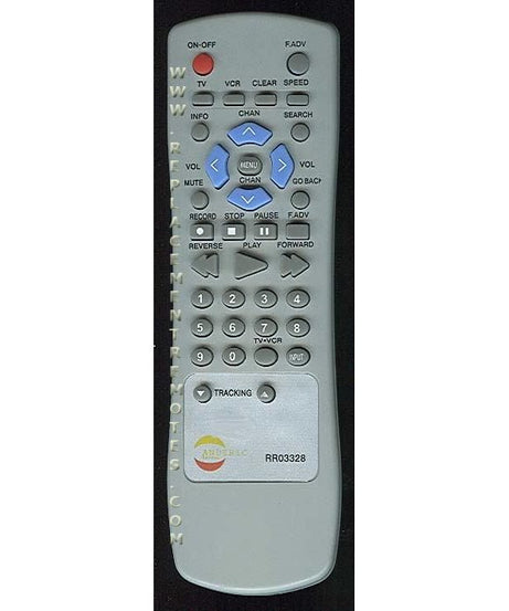 Anderic RR03328 Replacement VCR Remote Control for RCA, GE, Proscan