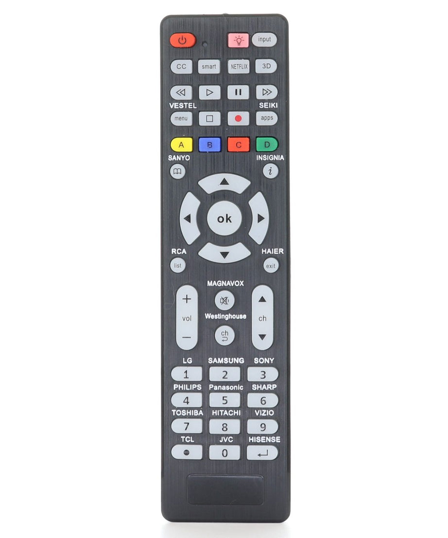 [3-Pack] Anderic RR1DTV Universal Smart TV Remote Control with Backlight and Quick Programming for All Brands